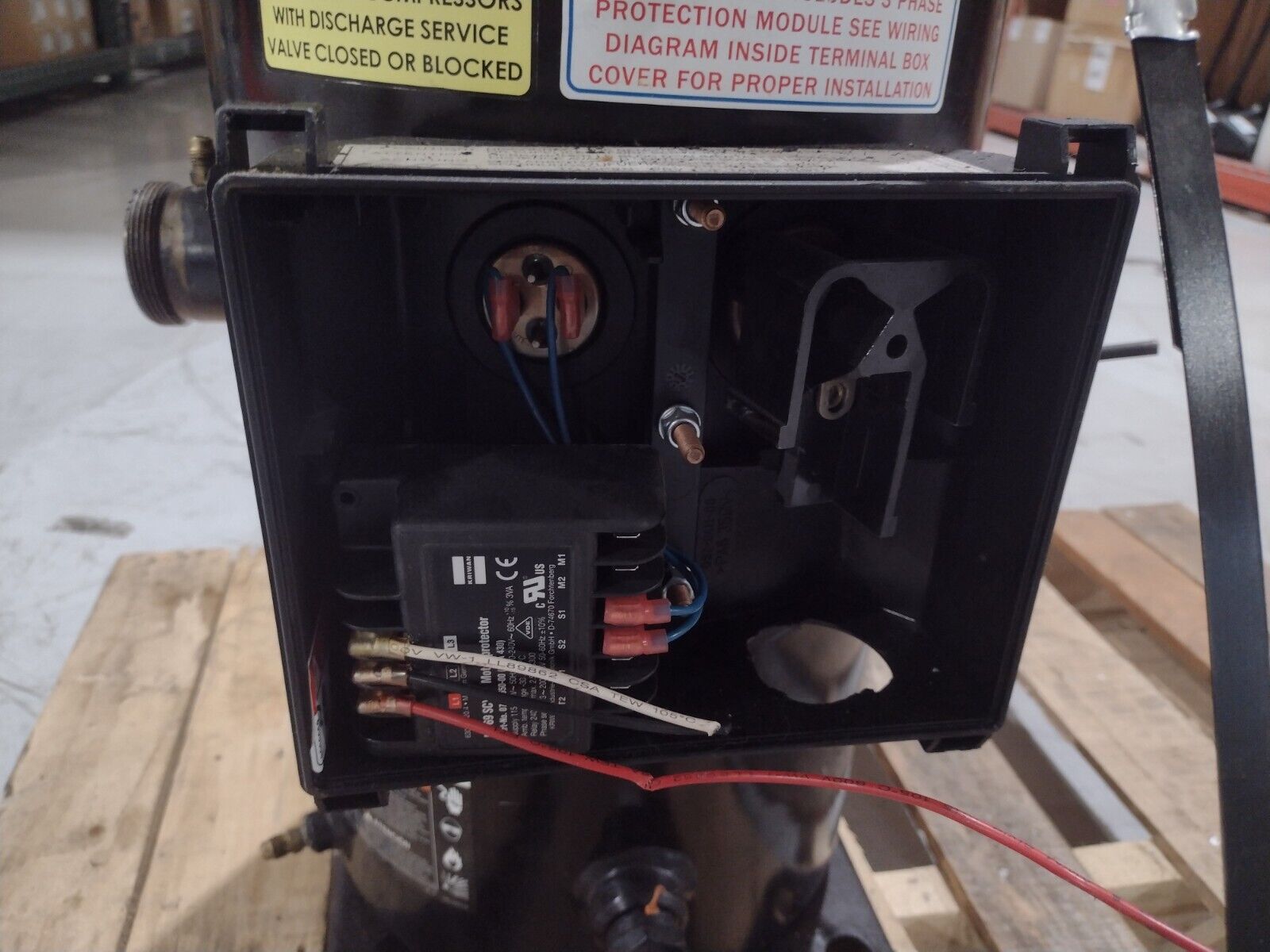 Emerson Copeland Scroll ZF48K4E-TWD-951 Hermetic Scroll Compressor 460/3/60 POE - Maverick Industrial Sales