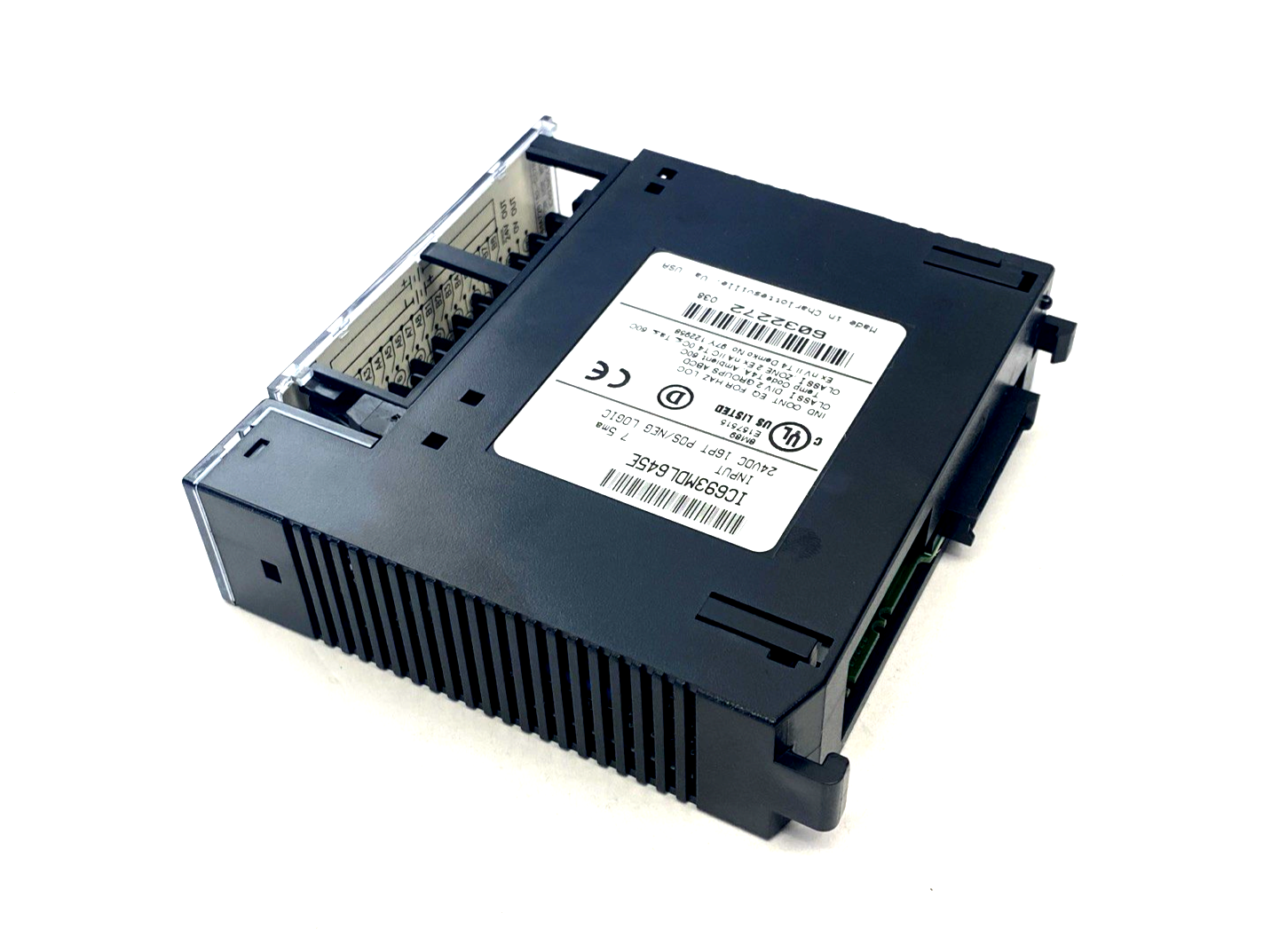 IC693MDL645E | GE Fanuc Input Module 24VDC 16PT Pos/Neg Logic - Used - Maverick Industrial Sales