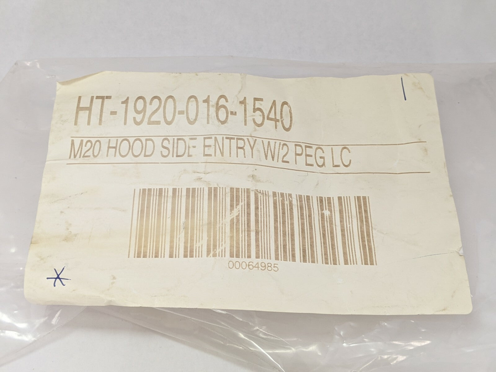 Harting HT-1920-016-1540 M20 Hood Side Entry 2 Peg LC - Maverick Industrial Sales