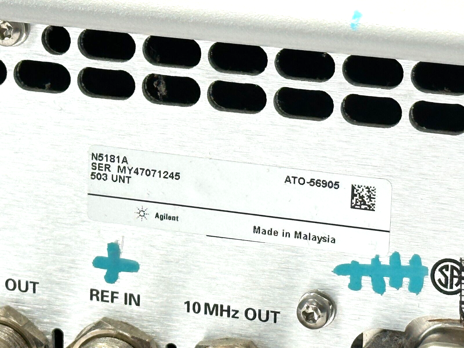 Agilent N5181A MXG Analog Signal Generator 100kHz-3GHz MY47071245 Option 503 UNT - Maverick Industrial Sales