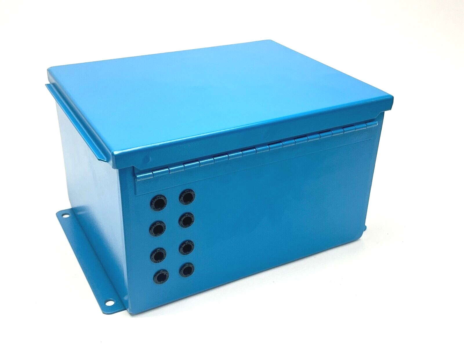 Hubbell Wiegmann B100806CH Enclosure 10x8x6" w/ AMP 211771-1 and Terminal Blocks - Maverick Industrial Sales