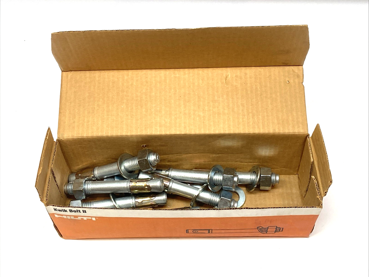 Hilti 00045375 Kwik Bolt II Expansion Wedge Anchor 3/4" x 5-1/2" BOX OF 9 - Maverick Industrial Sales