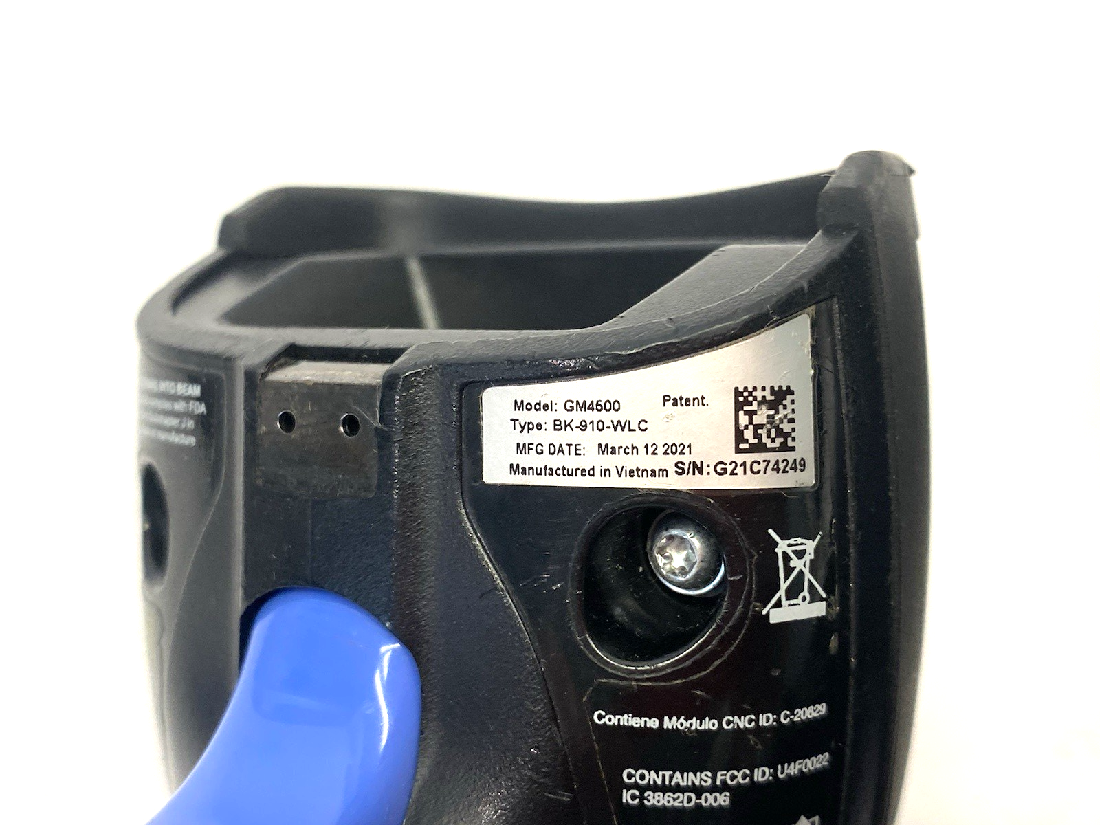 Datalogic GM4500 Gryphon Hanheld Wireless Imager BK-910-WLC w/ Charging Cradle - Maverick Industrial Sales