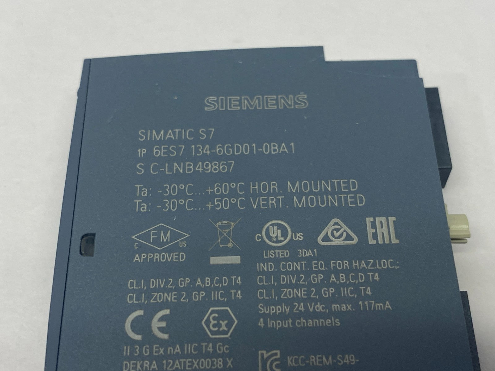 Siemens 6ES7 134-6GD01-0BA1 SIMATIC ET 200SP Analog Input Module AI 4xI - Maverick Industrial Sales