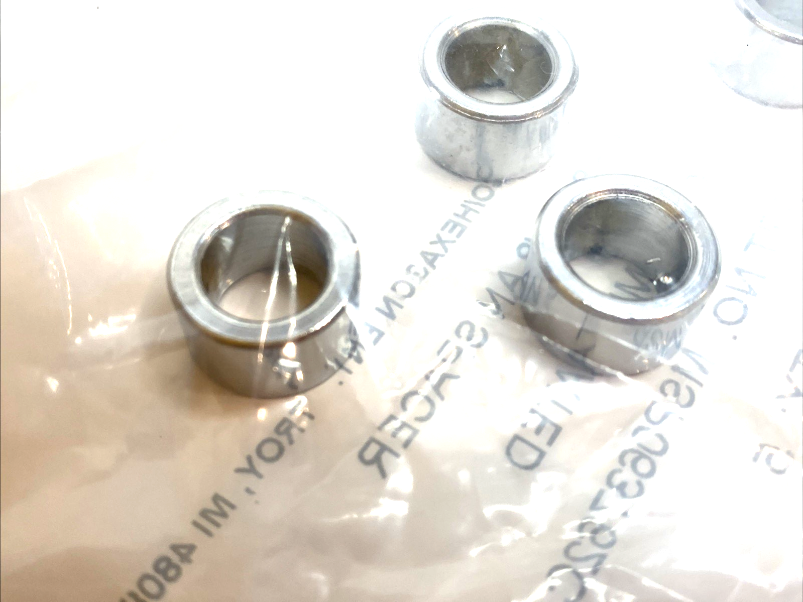 Midwest acorn Nut MSP063762C Polished Unthreaded Spacers PKG OF 5 - Maverick Industrial Sales