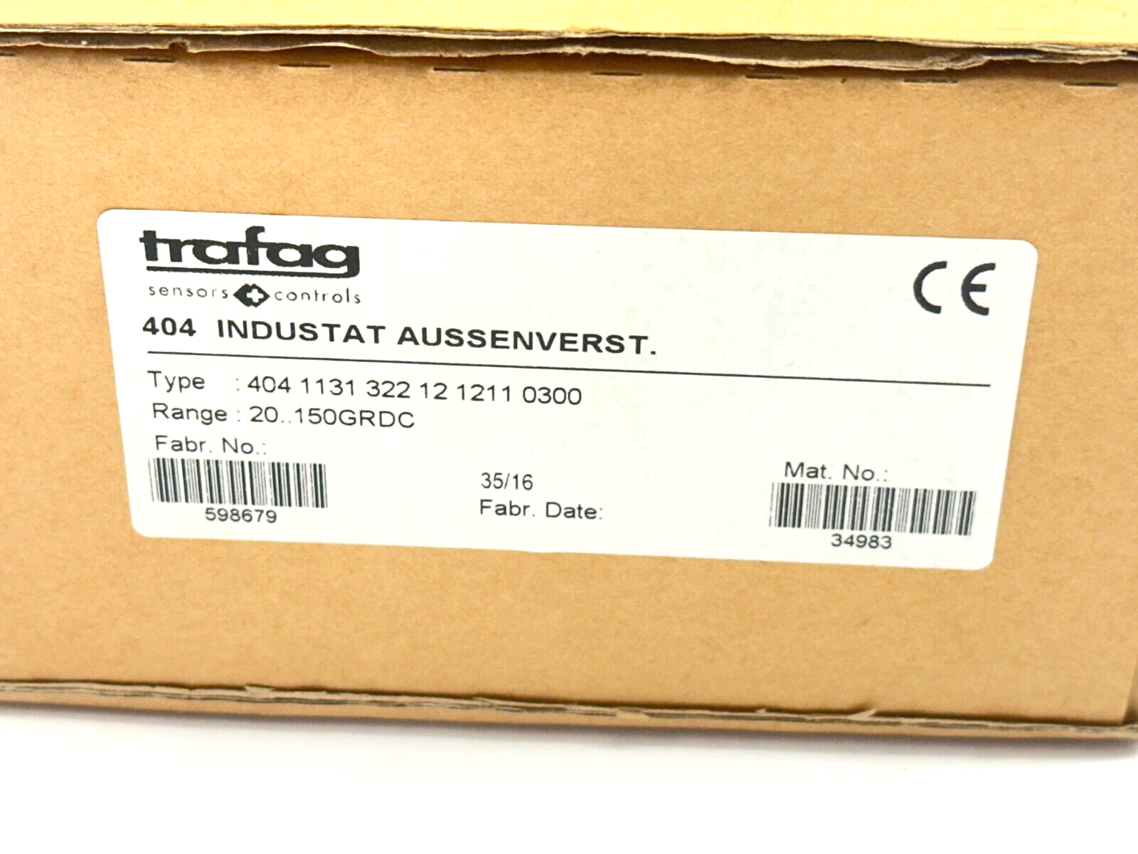 Trafag 404 1131 322 12 1211 0300 Industat Thermostat - Maverick Industrial Sales