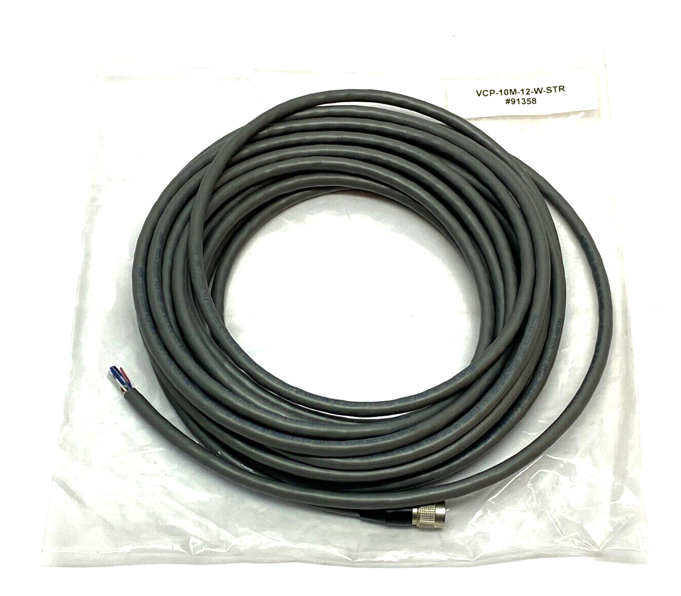 Nortech Systems VCP-10M-12-W-STR Single Ended Cable 12 Pin Straight Connector - Maverick Industrial Sales