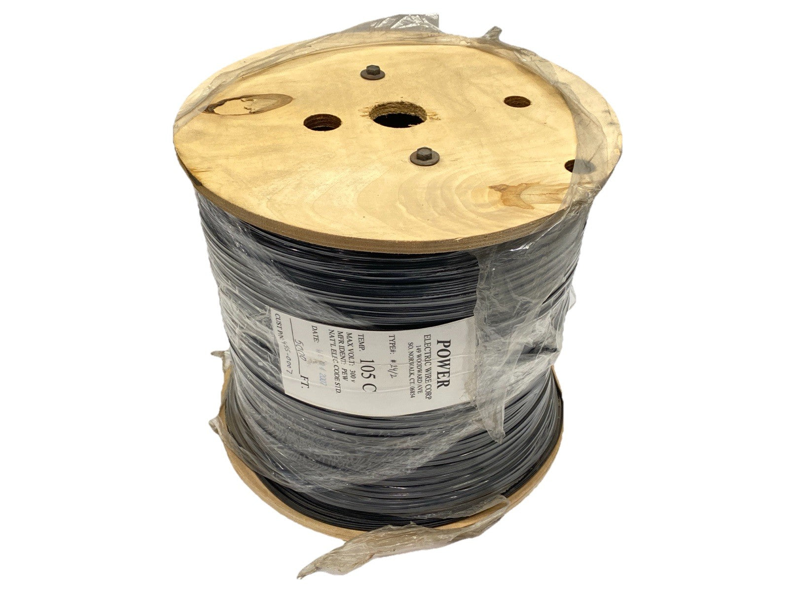 Electric Wire Corp Type #24/2 Cable 24AWG 2 Conductor 300V 5000ft Roll - Maverick Industrial Sales