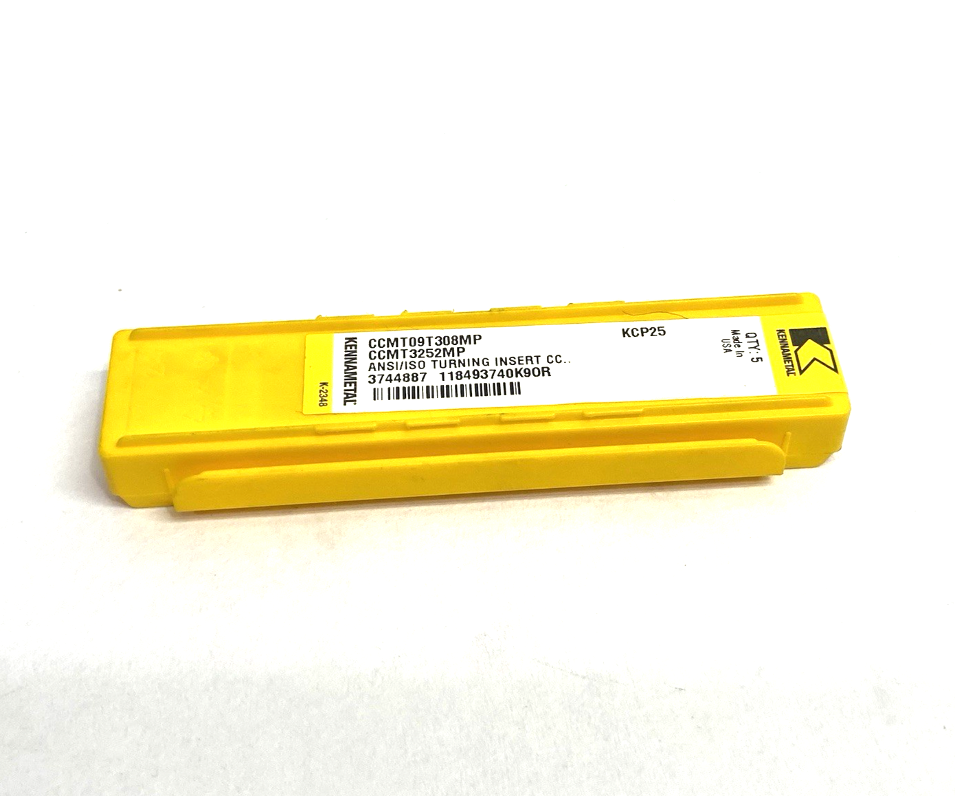 3744887 | Kennametal CCMT09T308MP Screw-On CCMT-MP Positive Insert PKG OF 4 - New Other - Maverick Industrial Sales