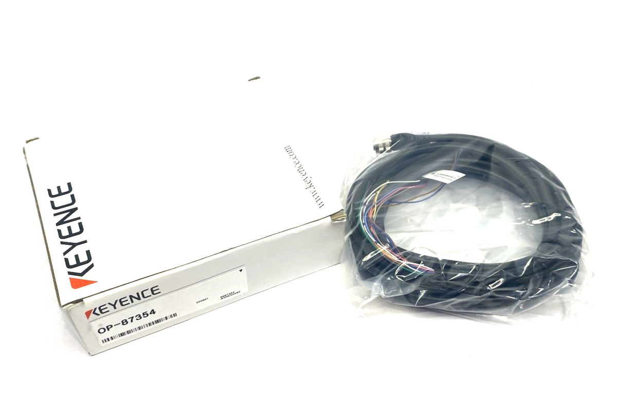 Keyence OP-87354 Single Ended Control Cable NFPA79 Compatible, 5 m - Maverick Industrial Sales