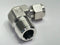 Parker 1809 12 22 Compression Fitting SS Right Angle 12mm Tube OD Male 1/2" NPT - Maverick Industrial Sales