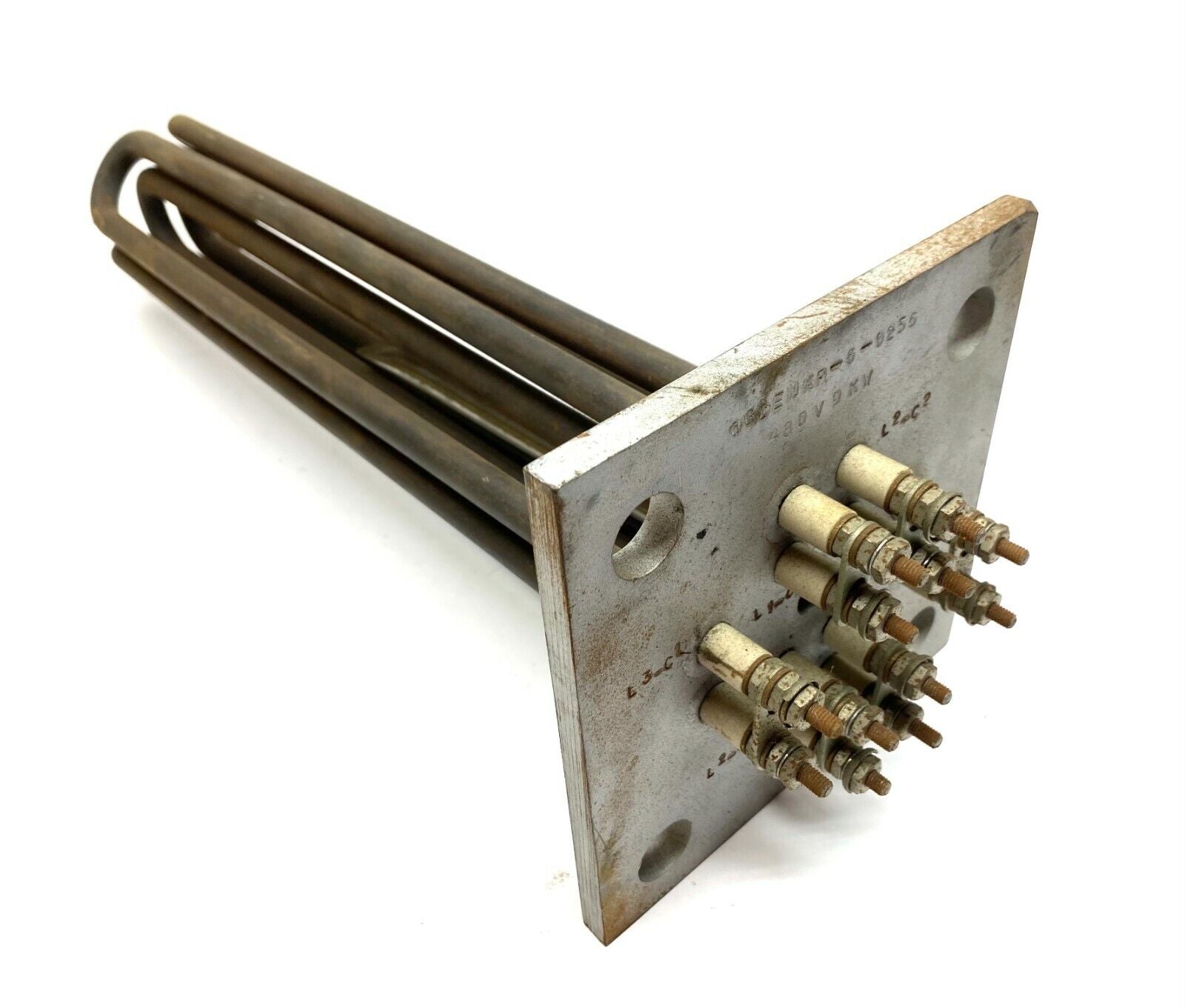 0 GDEN KP-6-0256 | Tempro Immersion Heater 6" Square 5 Element 15" Long - Used - Maverick Industrial Sales