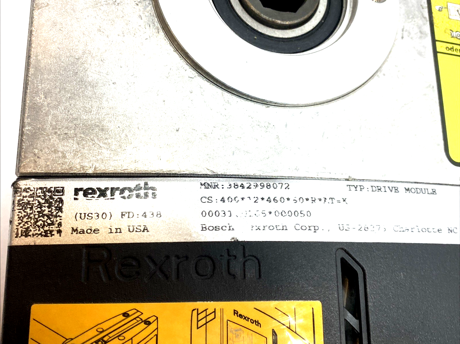3842998072 | Rexroth Drive Module AS 2/R‑700 TS 2plus 1 Side Only - Used - Maverick Industrial Sales