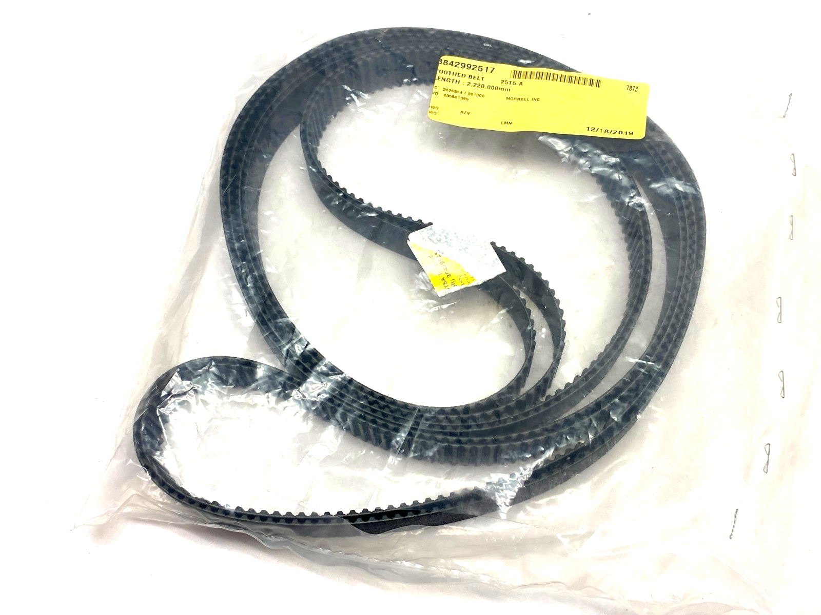 Bosch Rexroth 3842992517 Toothed Belt 2,220mm Length 25T5 A - Maverick Industrial Sales