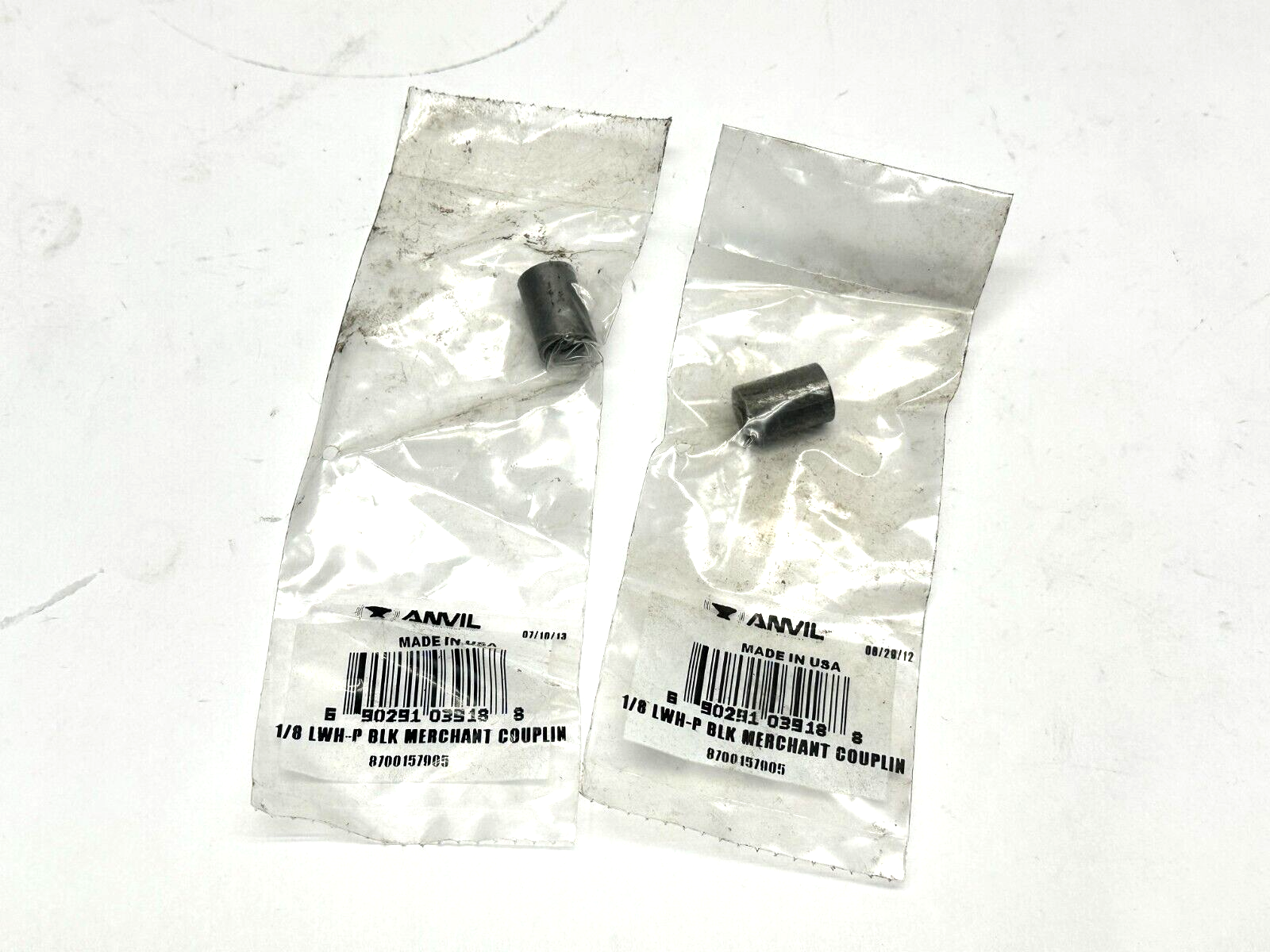 Anvil 8700157905 1/8 LWH-P BLK Merchant Coupling LOT OF 2 - Maverick Industrial Sales