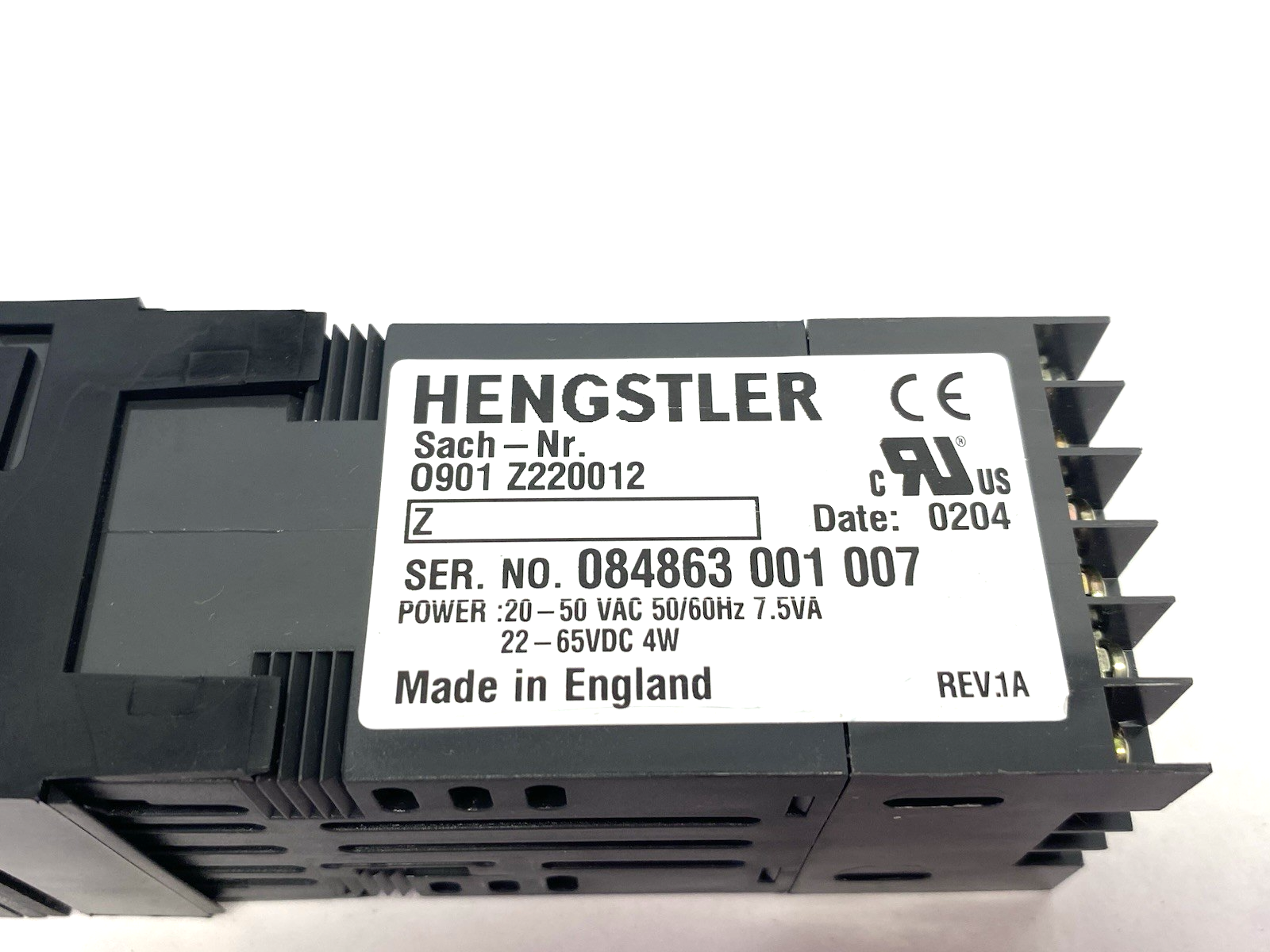 Hengstler 0901 Z220012 grado 901 Digital Temperature Controller - Maverick Industrial Sales