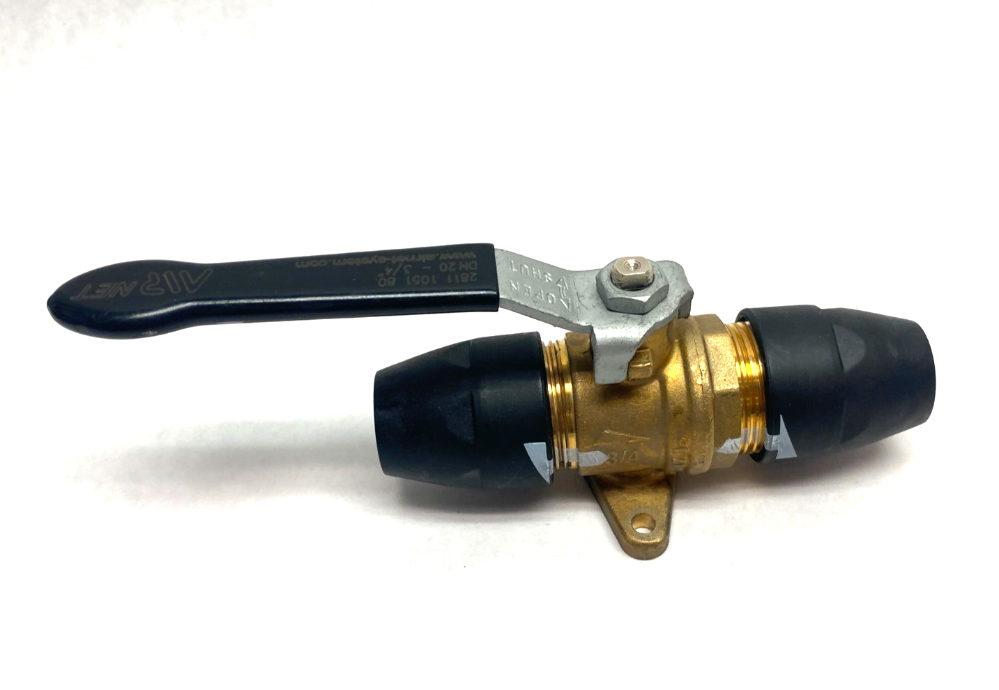 Airtec 2811 1051 80 Ball Valve 3/4" 20mm Air Pipe to 3/4" 20mm Air Pipe - Maverick Industrial Sales