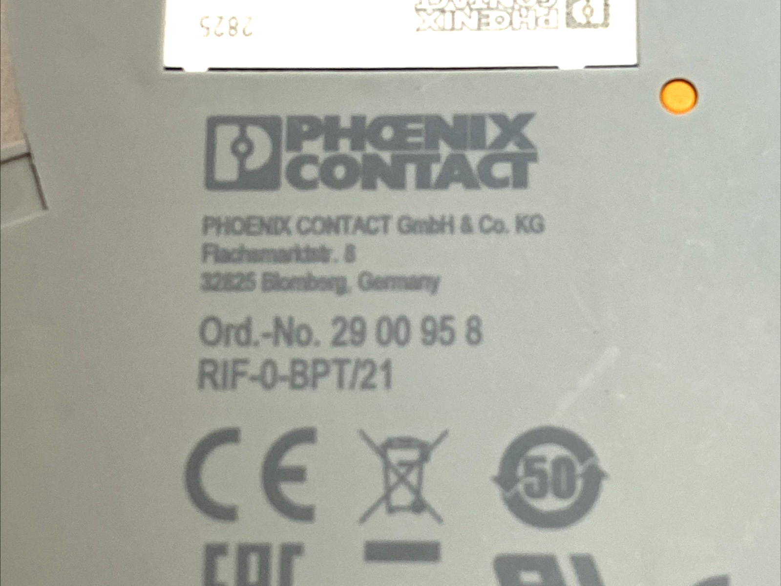 Phoenix Contact RIF-0-RPT-24DC/21 Relay Module 24VDC SPDT DIN Rail 2903370 - Maverick Industrial Sales