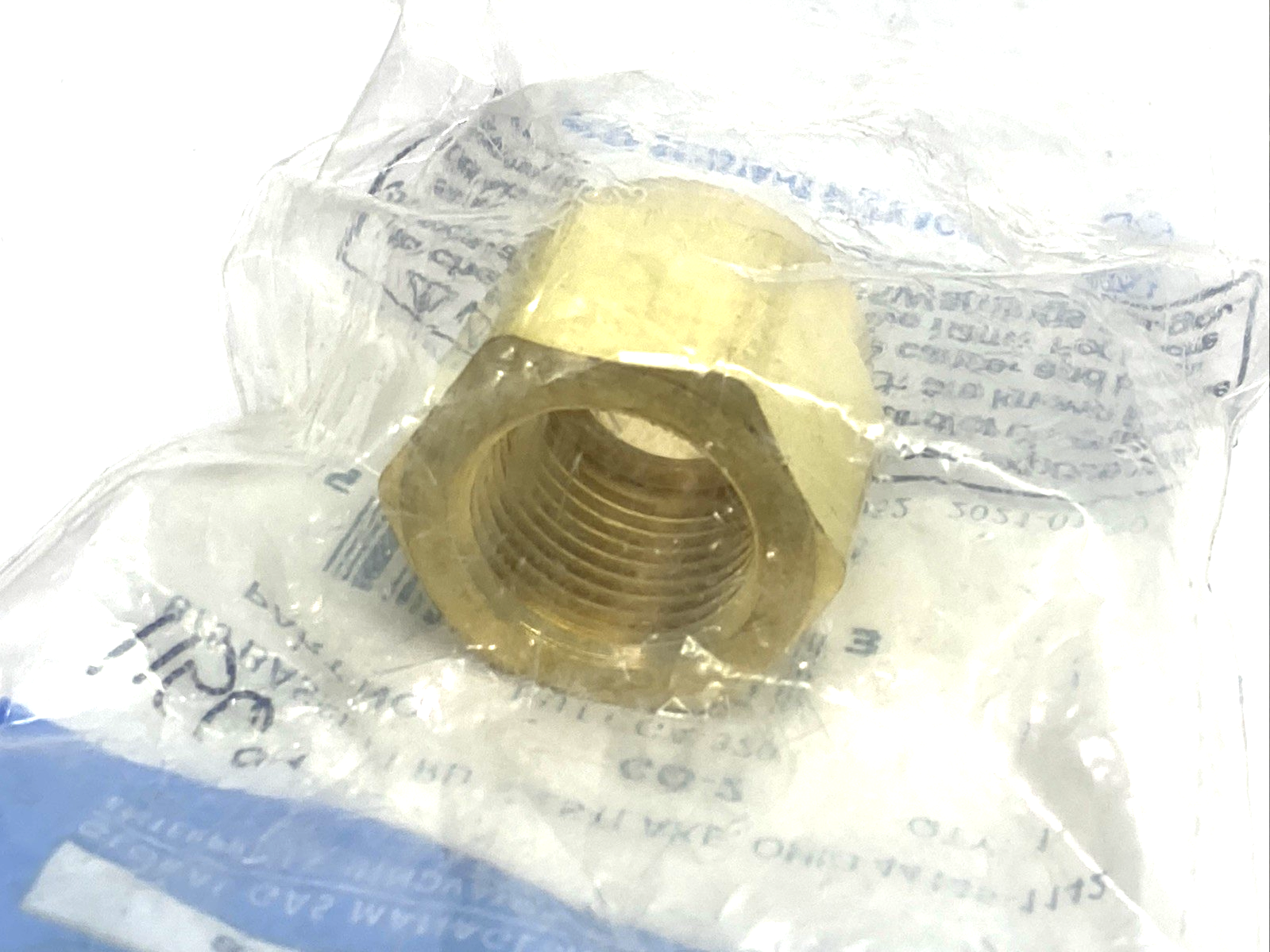 Western Enterprises CO-2 Brass Regulator Nut, CGA-320, LOT OF 3 - Maverick Industrial Sales