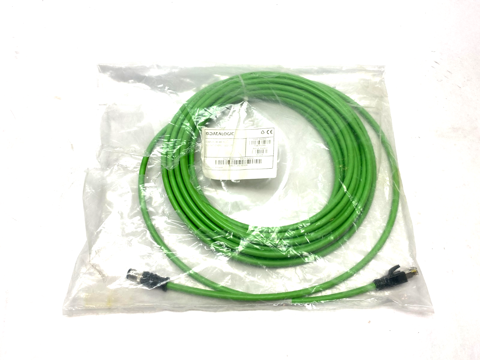 Datalogic 93A051391 Ethernet Cable M12-IP67 10m Length CAB-ETH-M10 - Maverick Industrial Sales