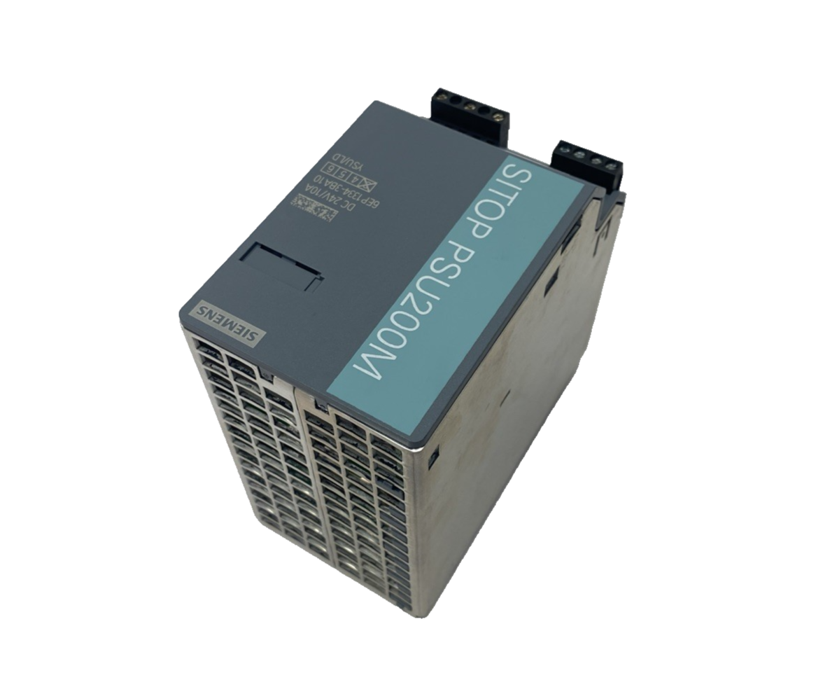 Siemens 6EP1334-3BA10 SITOP PSU200M Power Supply 120/230-500VAC 24VDC 10A - Maverick Industrial Sales
