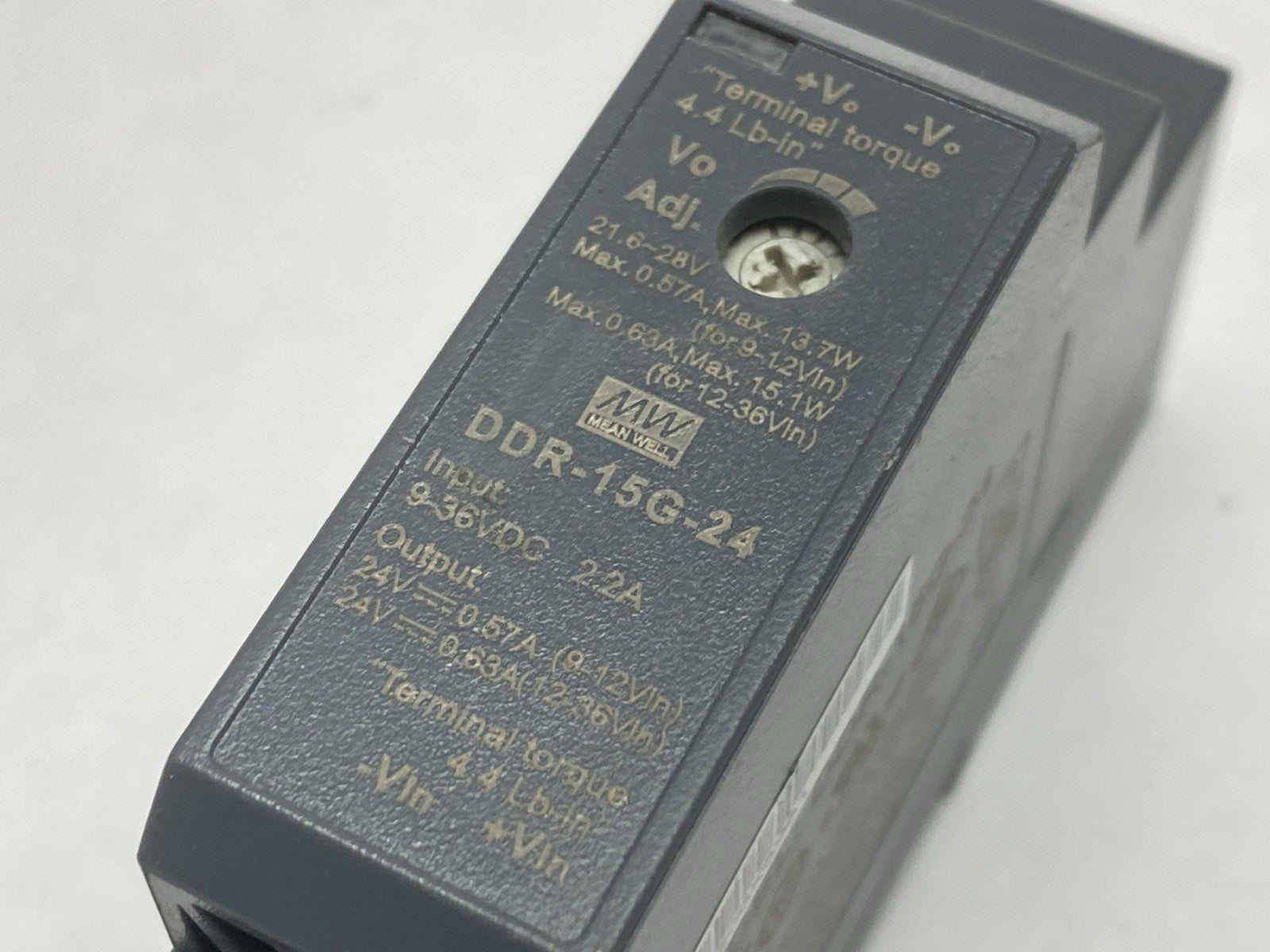 DDR-15G-24 | Mean Well DC/DC Converter Module 0.63A 24V 15W - Used - Maverick Industrial Sales