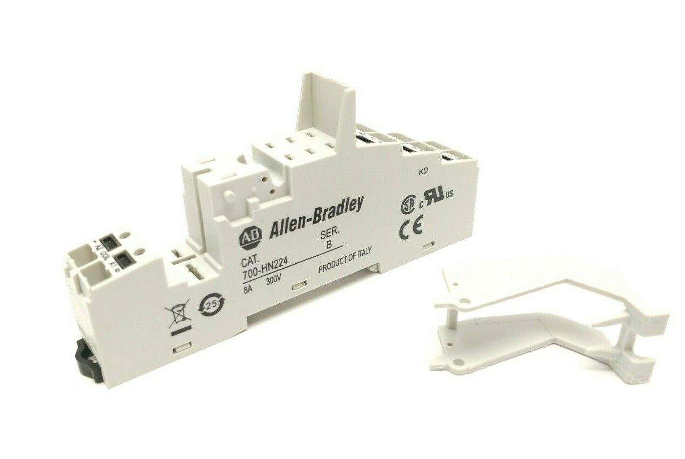 Allen Bradley 700-HN224 Ser B Spring Clamp Terminal Socket For 2 Pole Relay - Maverick Industrial Sales