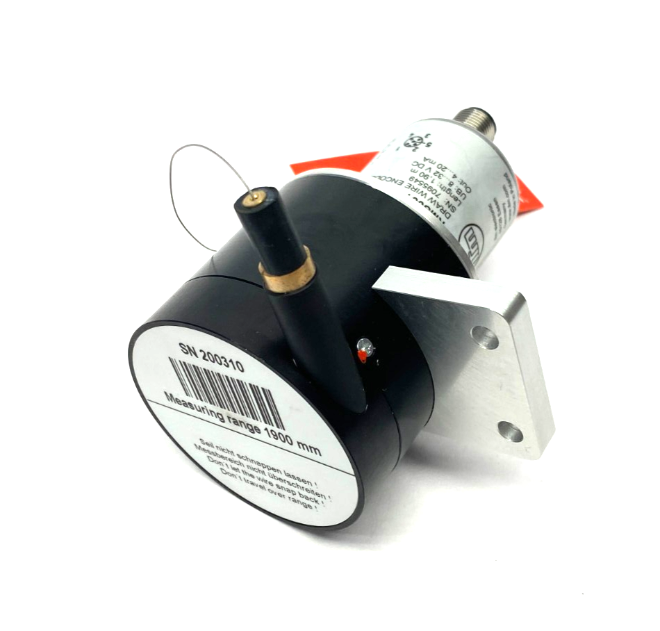 Ifm RMS001 Draw Wire Encoder 1900mm Measuring Range - Maverick Industrial Sales