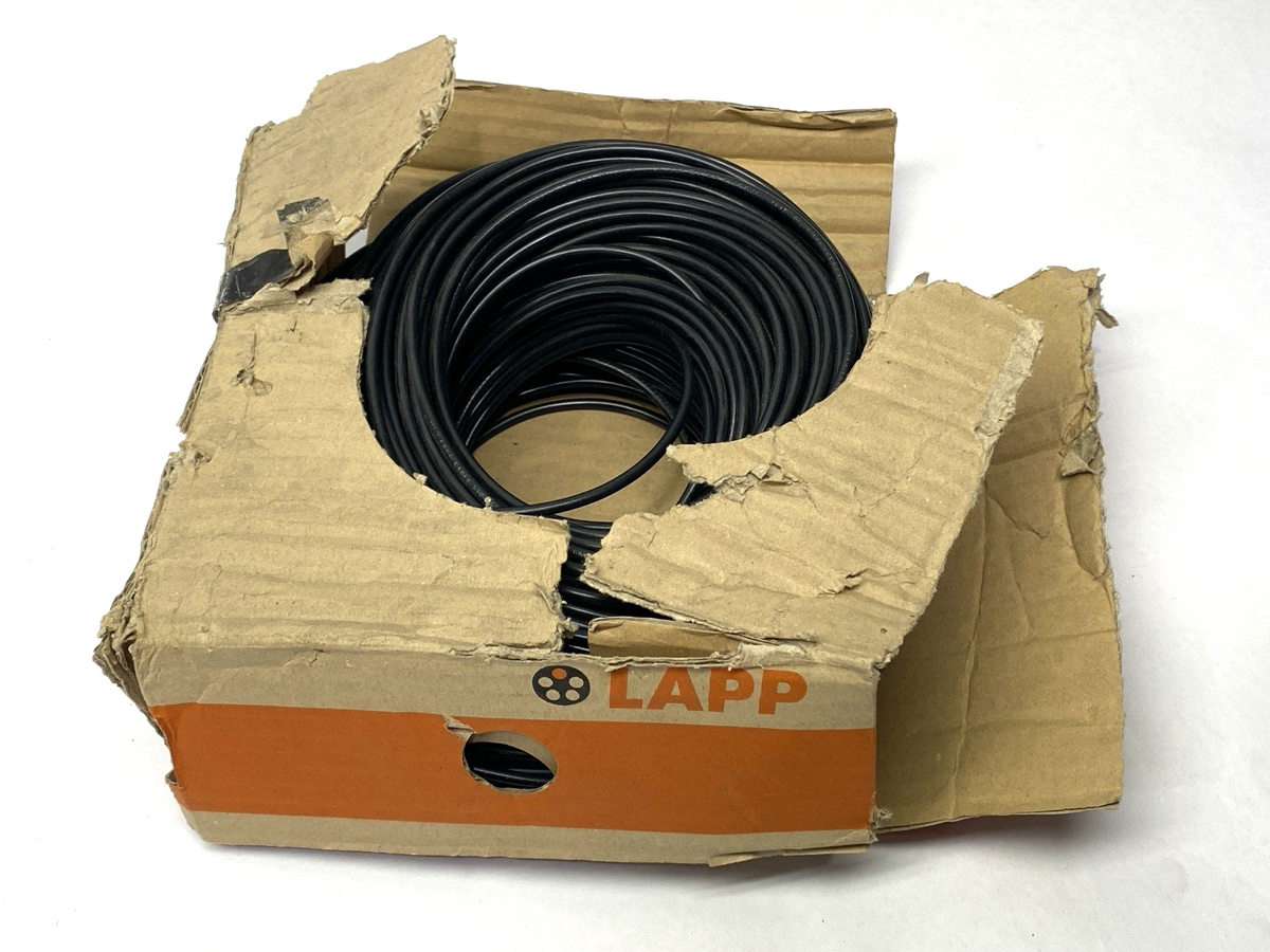 4160501 | Lapp Multi-Standard Hook-Up Wire Black 1x2.5 14AWG SPOOL OF 100M - New – Open box - Maverick Industrial Sales