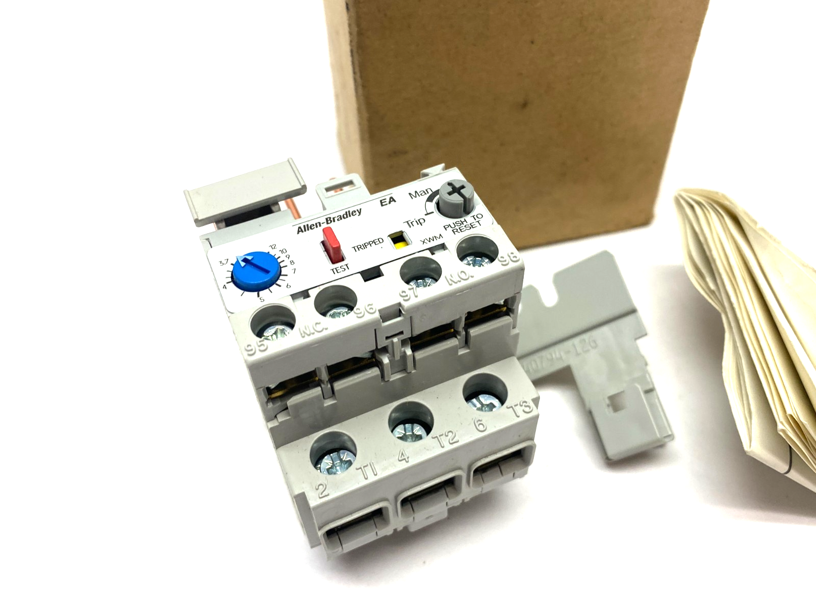 193-EA1FB | Allen Bradley Ser. B Overload Relay 3.7-12A, Solid-State, Class 10 - New – Open box - Maverick Industrial Sales