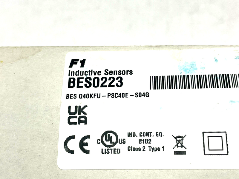 Balluff BES0223 Inductive Factor 1 Sensor BES Q40KFU-PSC40E-S04G - Maverick Industrial Sales