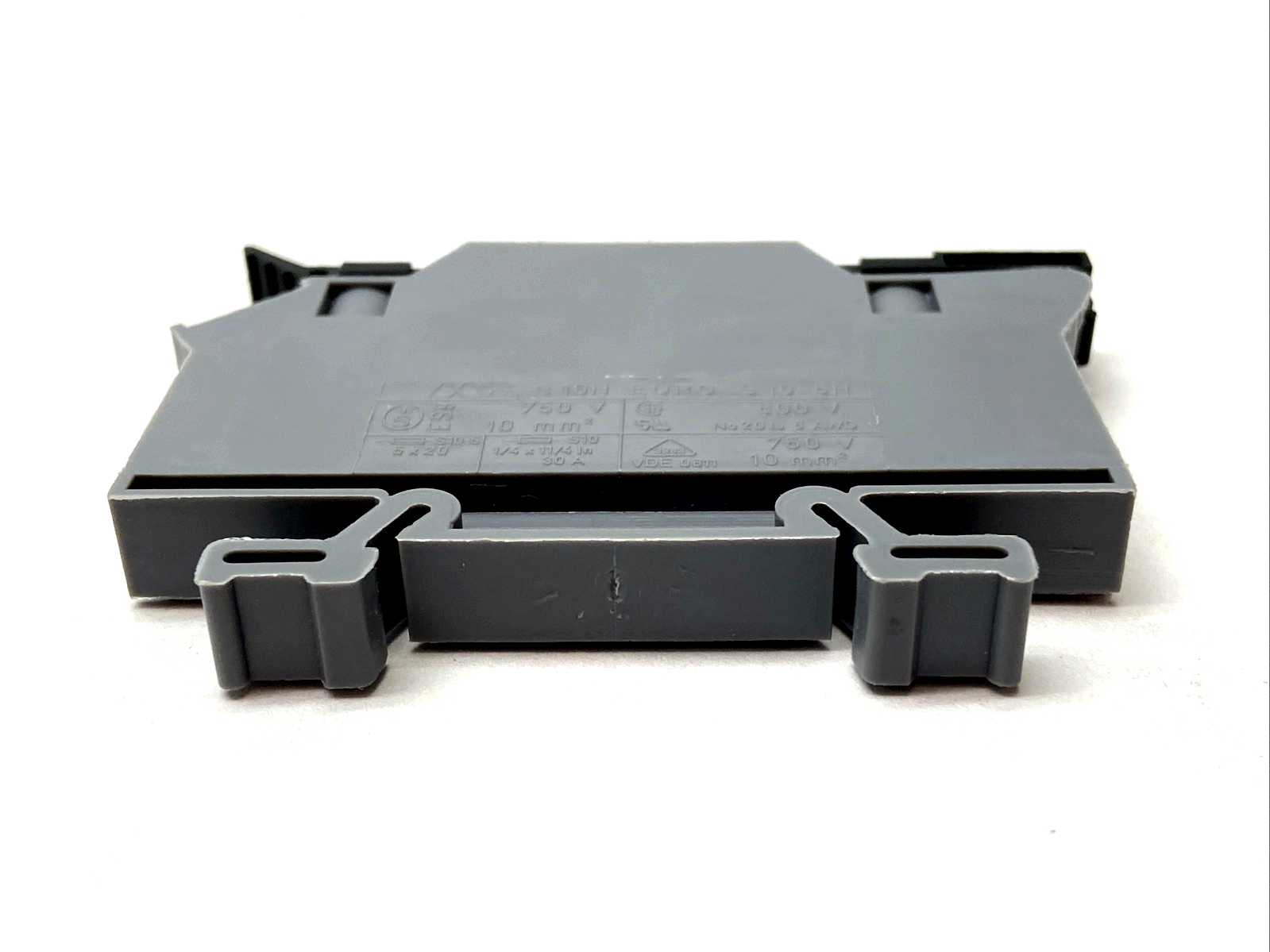 Morsettitalia S10H EURO S10-5H Fuse Holder DIN Rail Mount 30A 750V PKG OF 10 - Maverick Industrial Sales