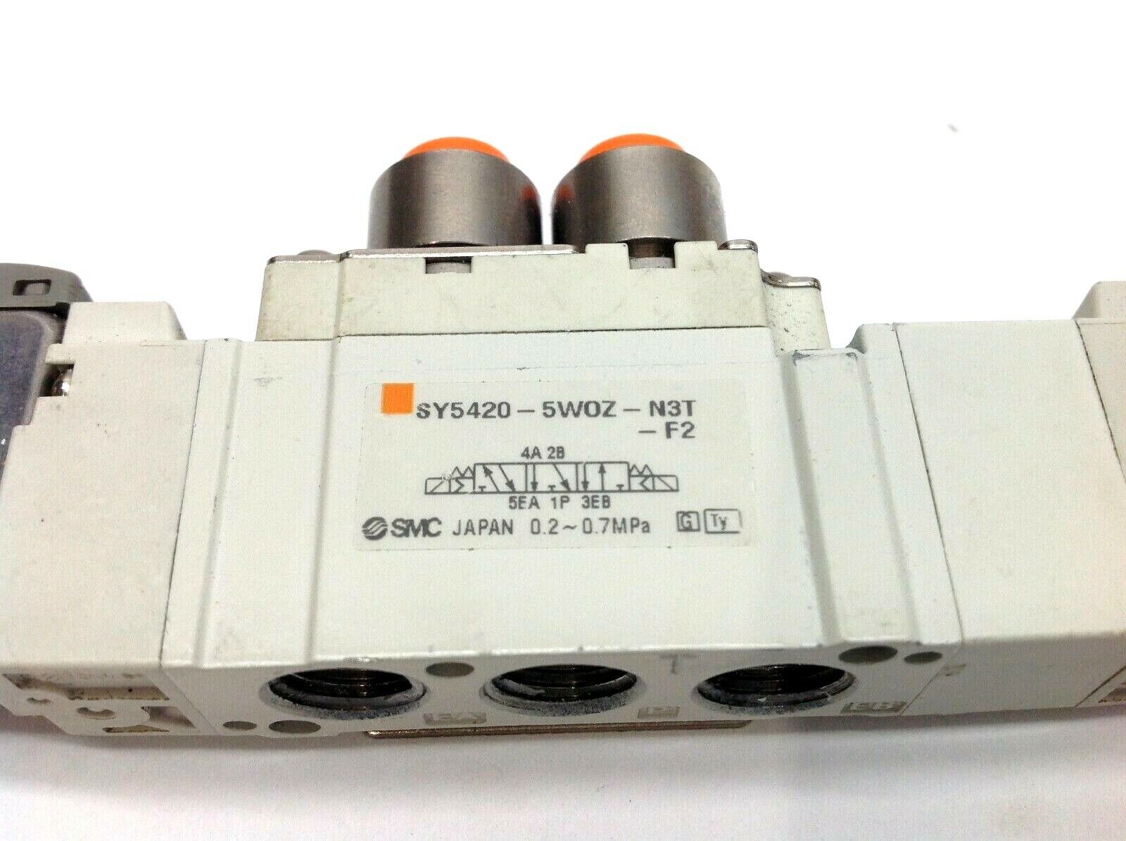 SMC SY5420-5WOZ-N3T-F2 Double Solenoid Valve - Maverick Industrial Sales