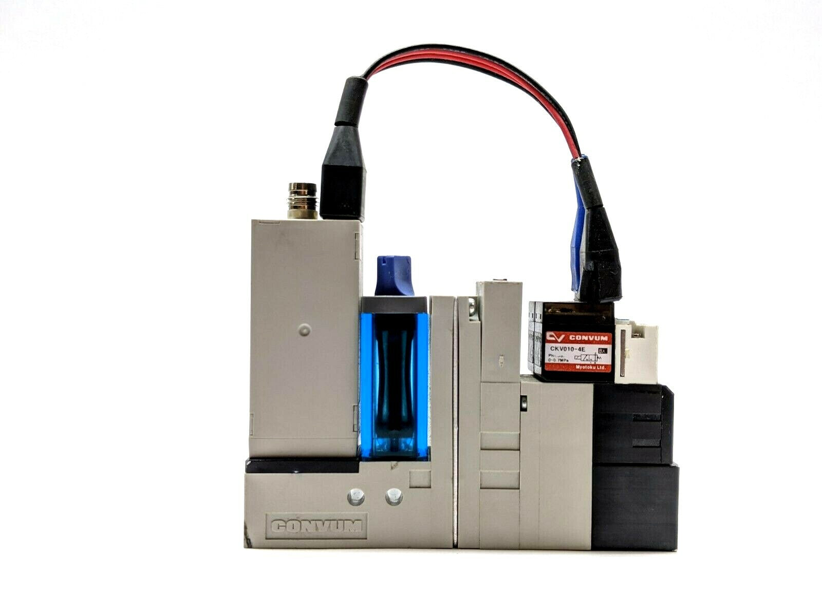 Parker Convum MC22S10HSZLC4BLN Vacuum Generator w/ MVS-201-PCP - Maverick Industrial Sales