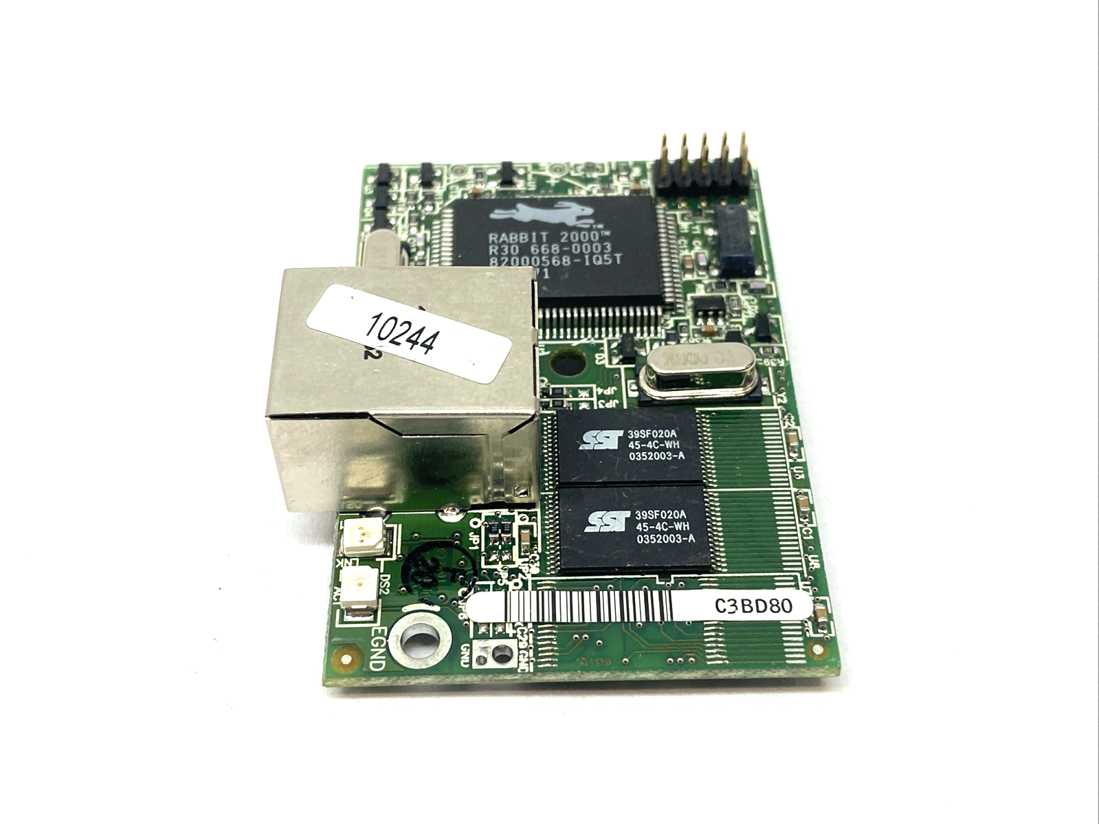 Digi International 20-101-0454 Rabbit PCB Microprocessor Module RCM2200 Green - Maverick Industrial Sales