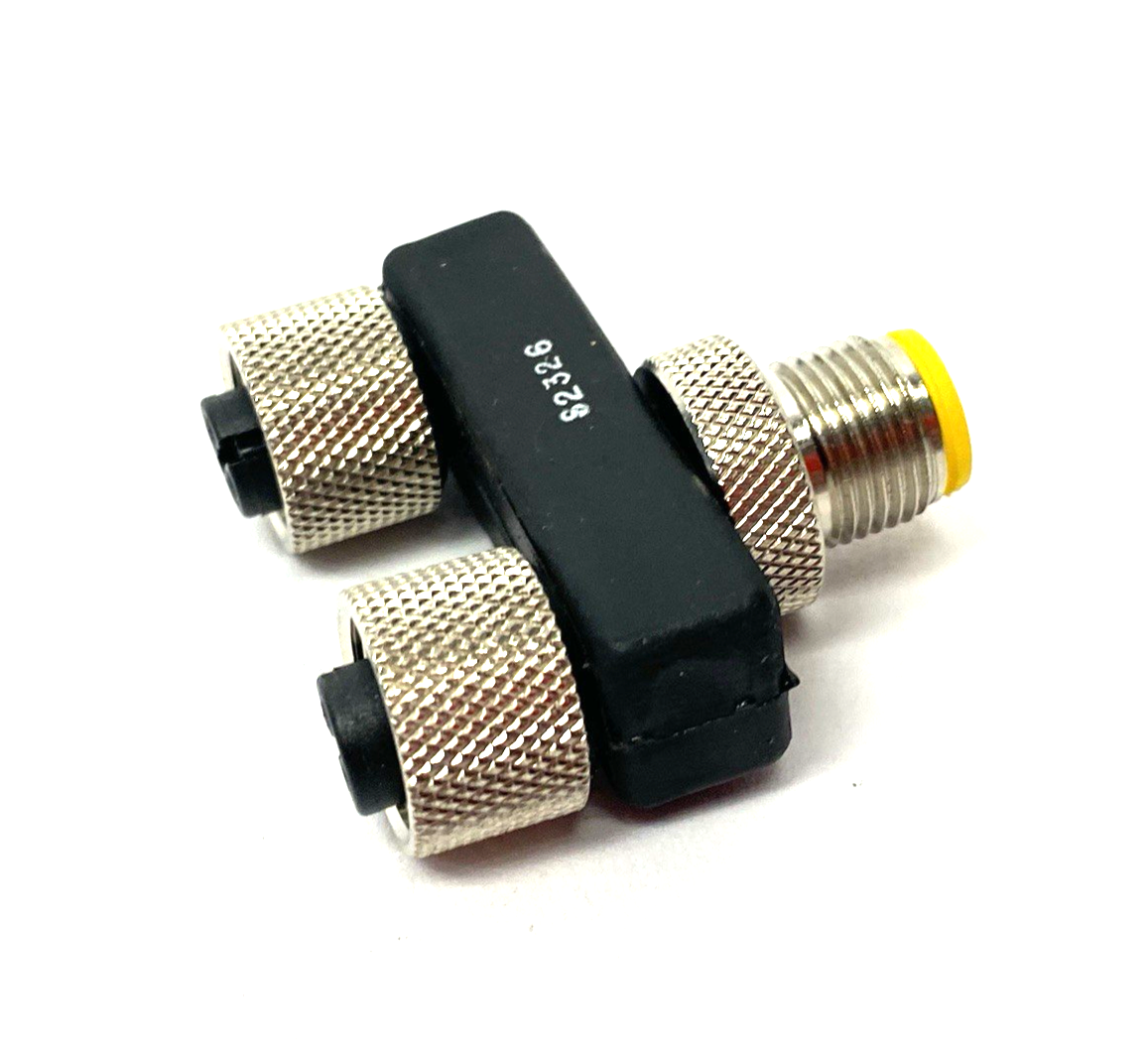 Lumberg ASBS 2 M12-S2326 Y-Shape Micro Splitter Connector M12 4-Pin 600000113 - Maverick Industrial Sales