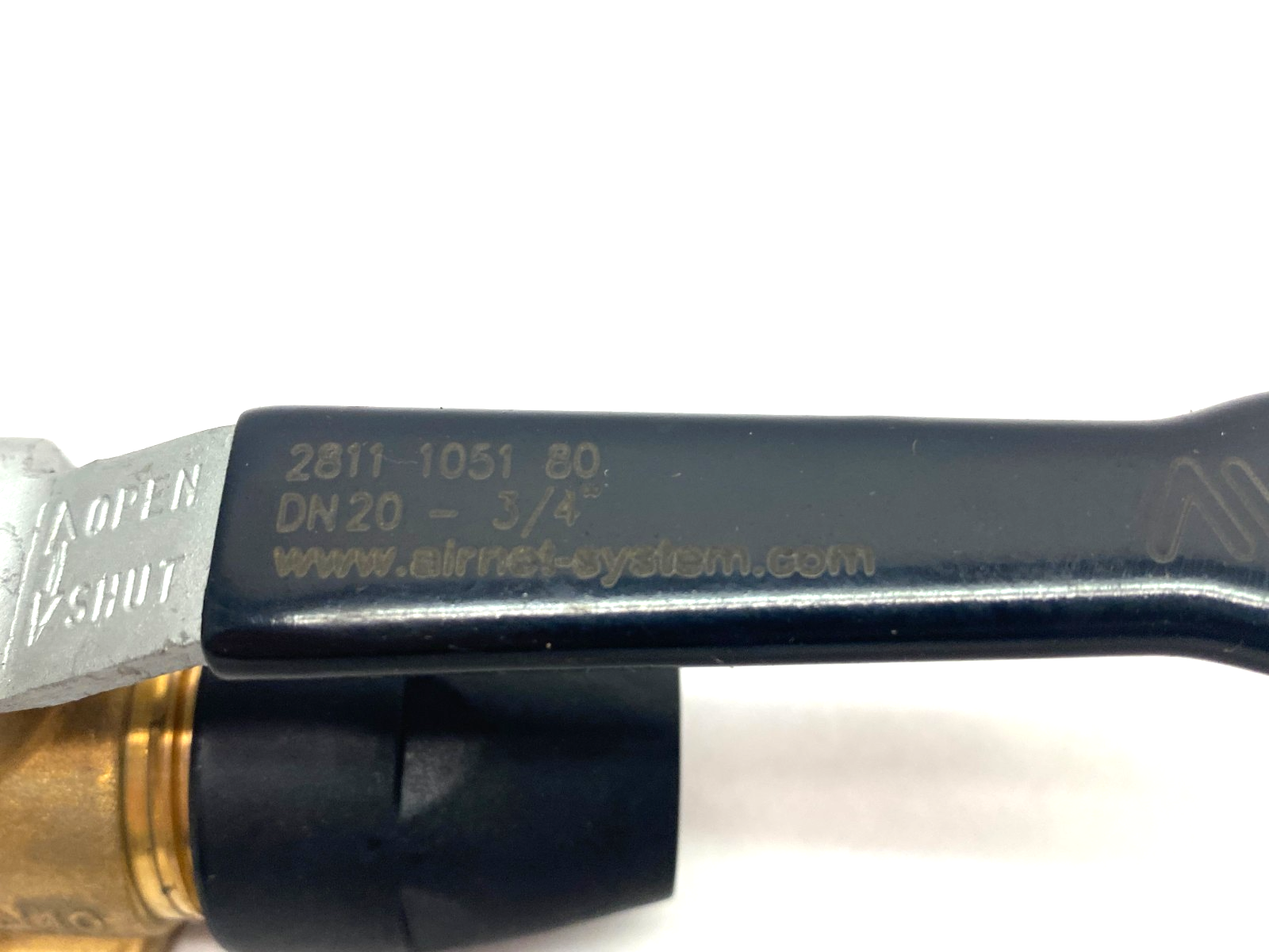 Airtec 2811 1051 80 Ball Valve 3/4" 20mm Air Pipe to 3/4" 20mm Air Pipe - Maverick Industrial Sales