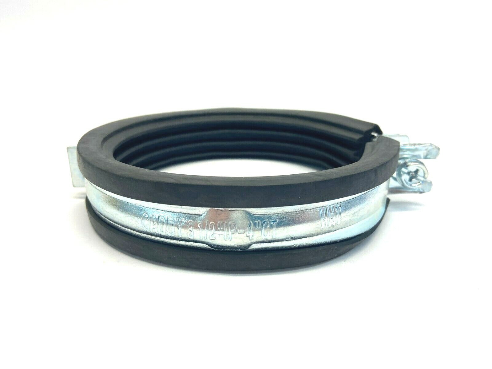 Nvent Caddy 454016 Standard Duty 3-1/2" Pipe Cushioned Clamp 3/8" Rod Size - Maverick Industrial Sales