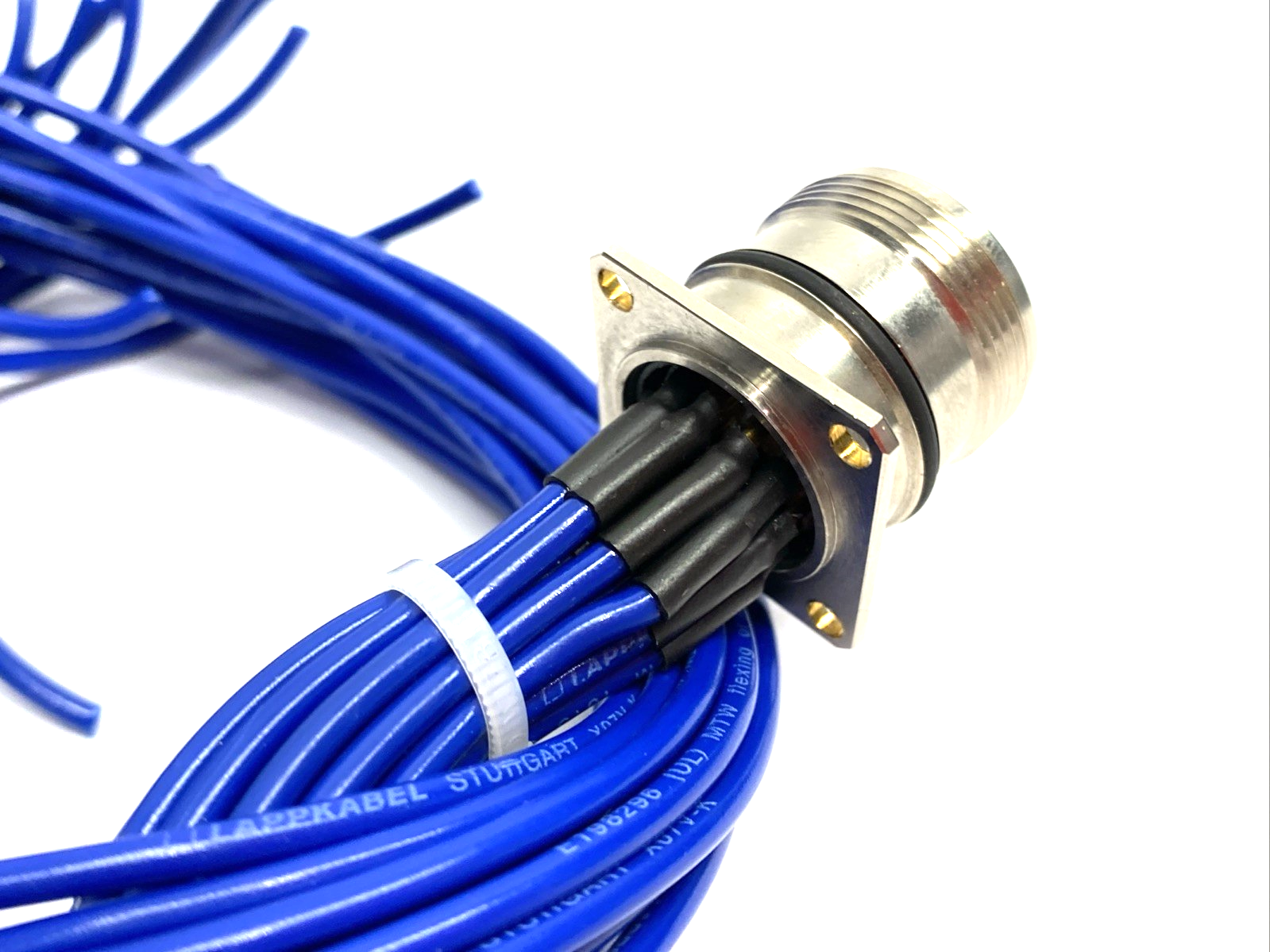 168392 | Euchner Female Flange Connector 17-pin AC-SC-M23F17G- - Used - Maverick Industrial Sales