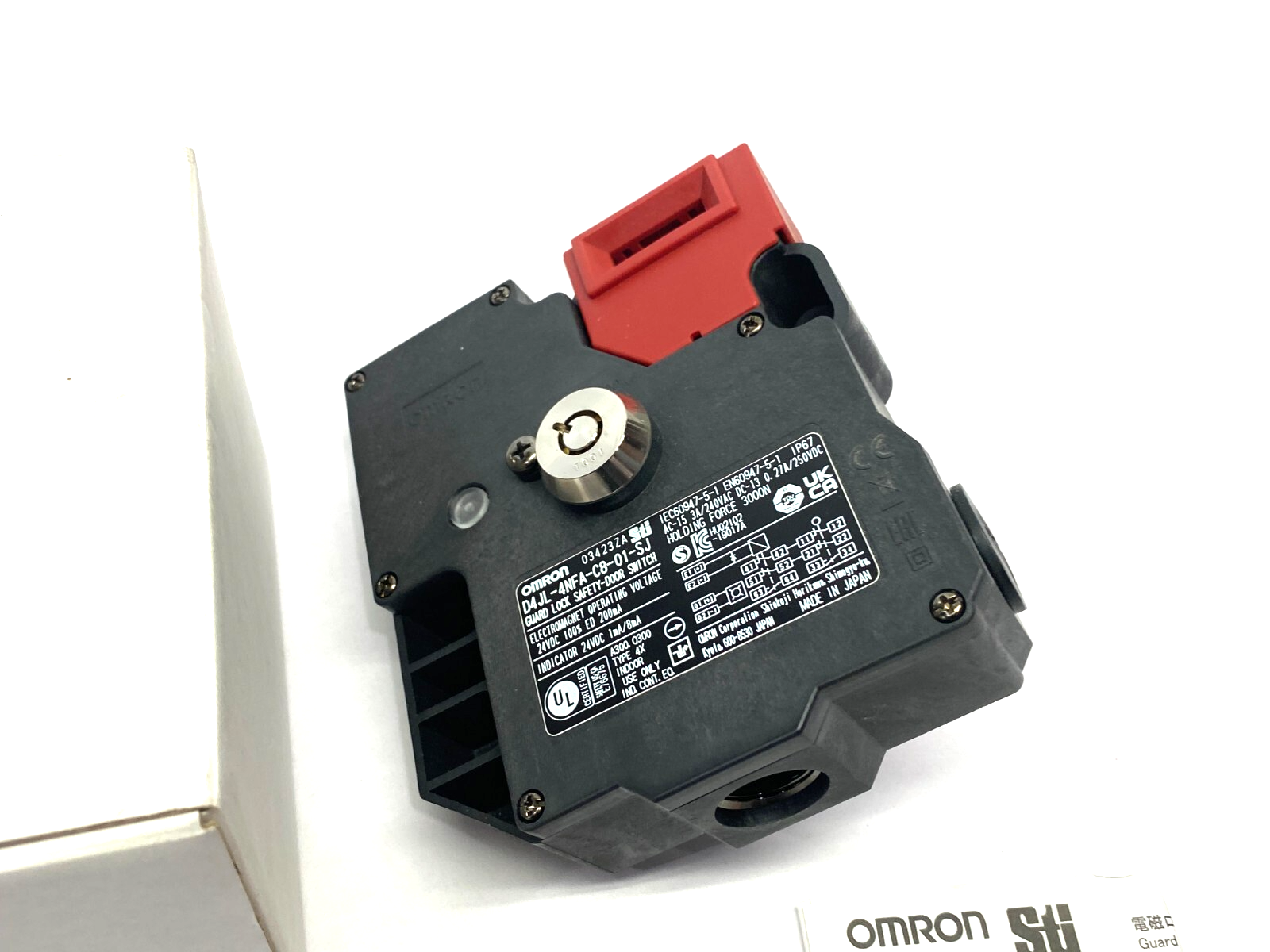 Omron D4JL-4NFA-C8-01-SJ Guard Lock Safety Door Switch - Maverick Industrial Sales