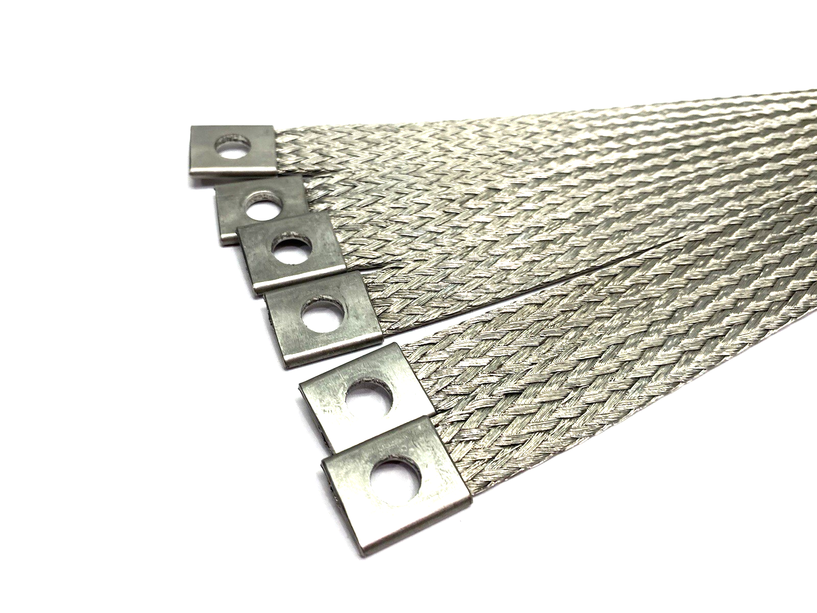 554286 | Erico nVent ERIFLEX Braided Grounding Strap Stainless Steel PKG OF 6 - New – Open box - Maverick Industrial Sales