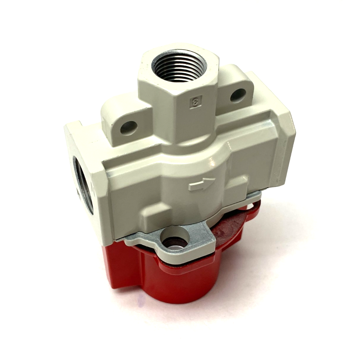 SMC VHS40-N04B-Z Manual Lockout Relief Valve, Single-Act, 3-Port - Maverick Industrial Sales
