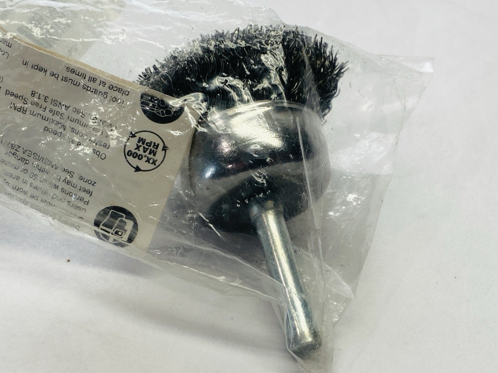 Tru-Maxx 32246753 Cup Brush 1-3/4" Diameter 0.006" Wire Diameter Steel Crimped - Maverick Industrial Sales