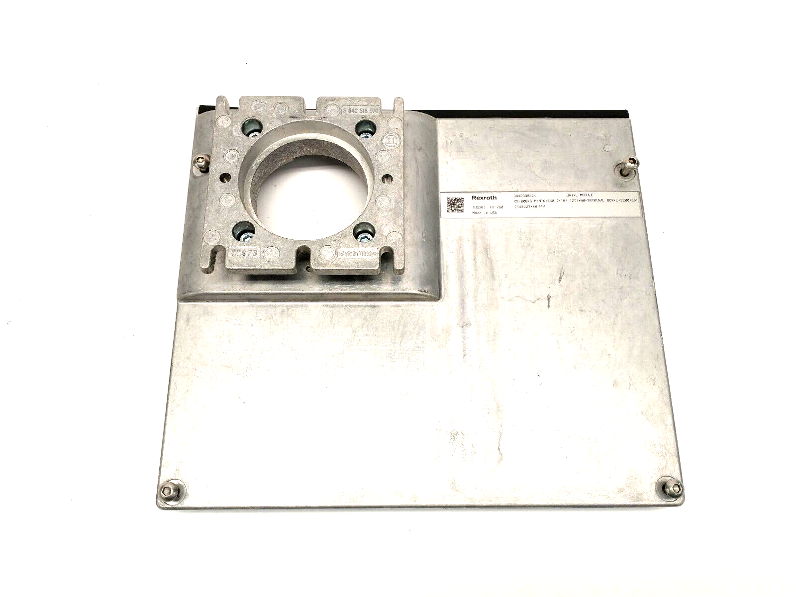 Bosch Rexroth 3842546724 AS 2 Drive Unit Cover Plate Left Elements TS 2 VPLUS - Used - Maverick Industrial Sales