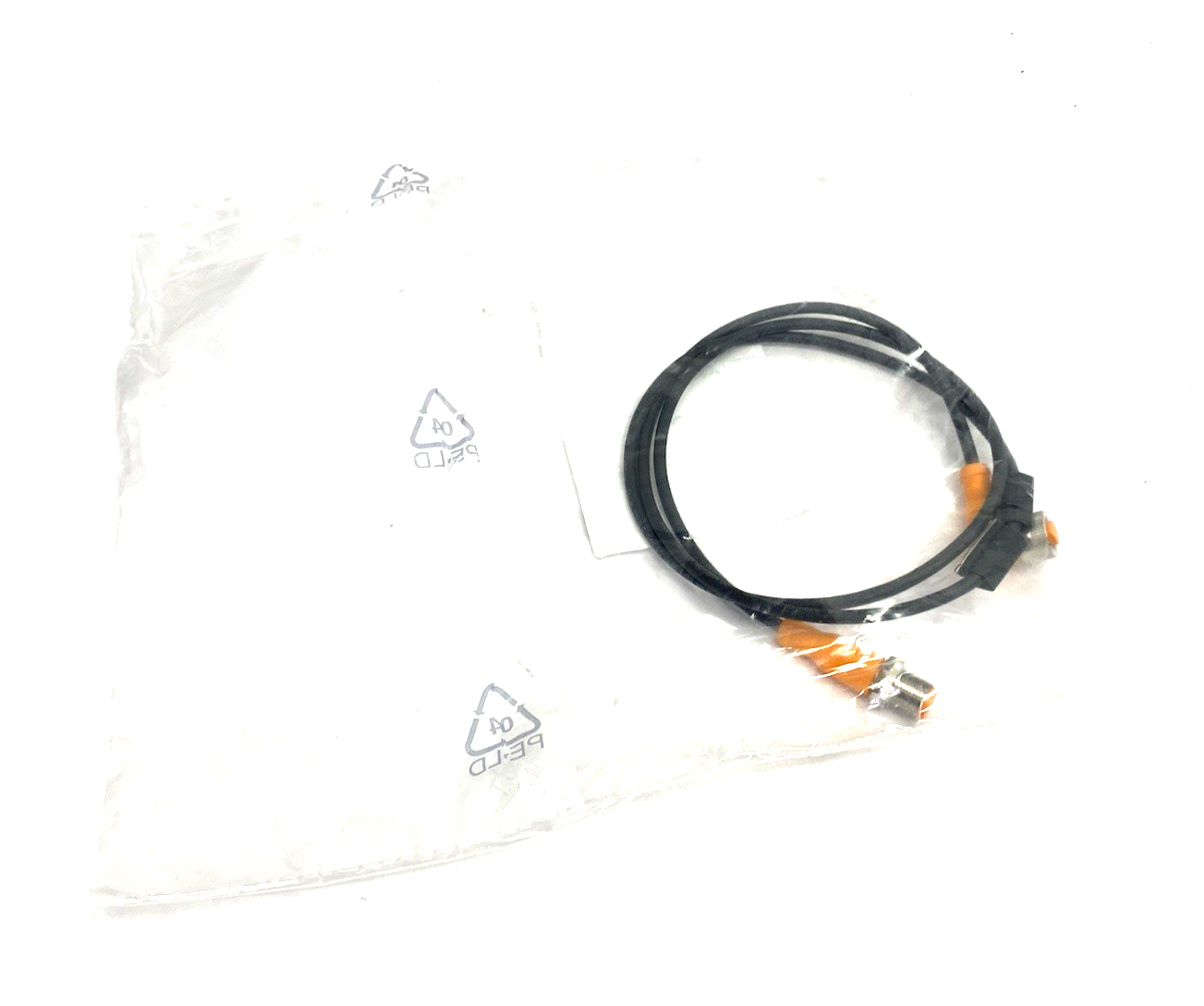 EVC017 | Ifm Right Angle Connection Cable M12 1m VDOAH040MSS0001H04STGH040MSS - New - Maverick Industrial Sales