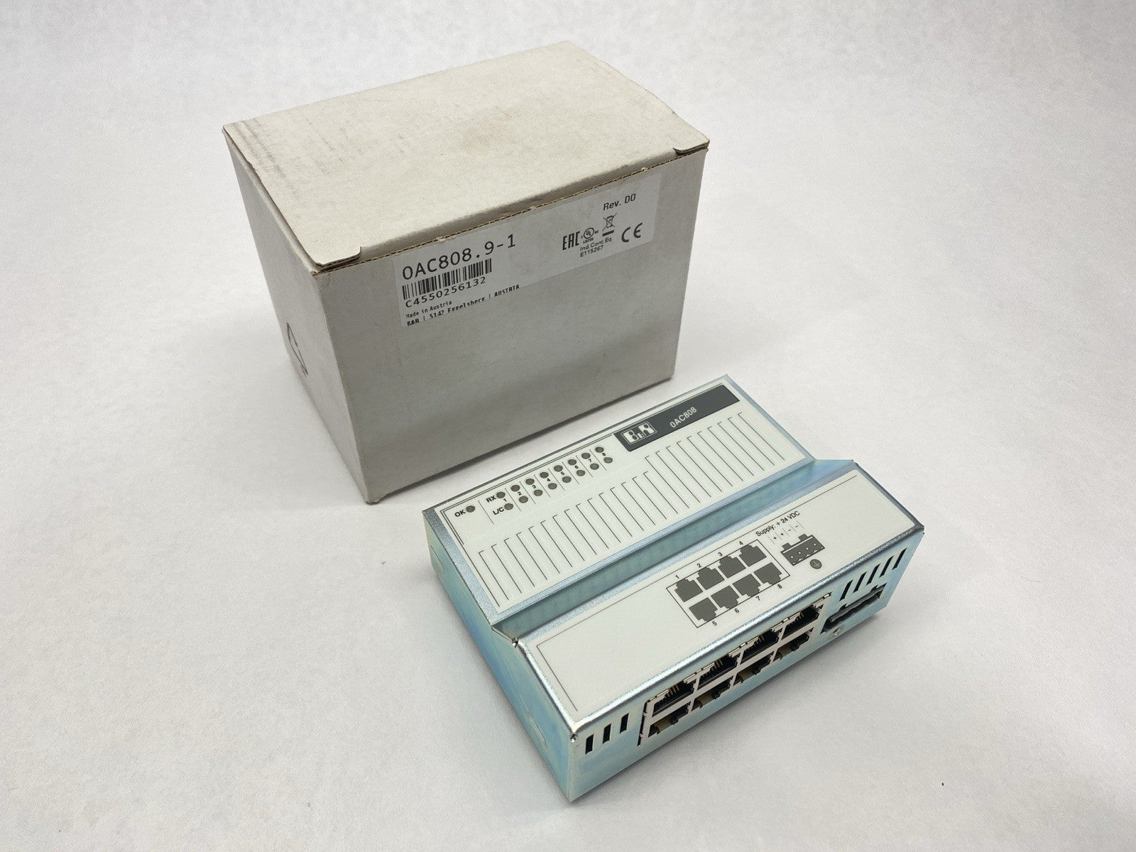 B&R Automation 0AC808.9-1 8-Port Industrial Hub - Maverick Industrial Sales