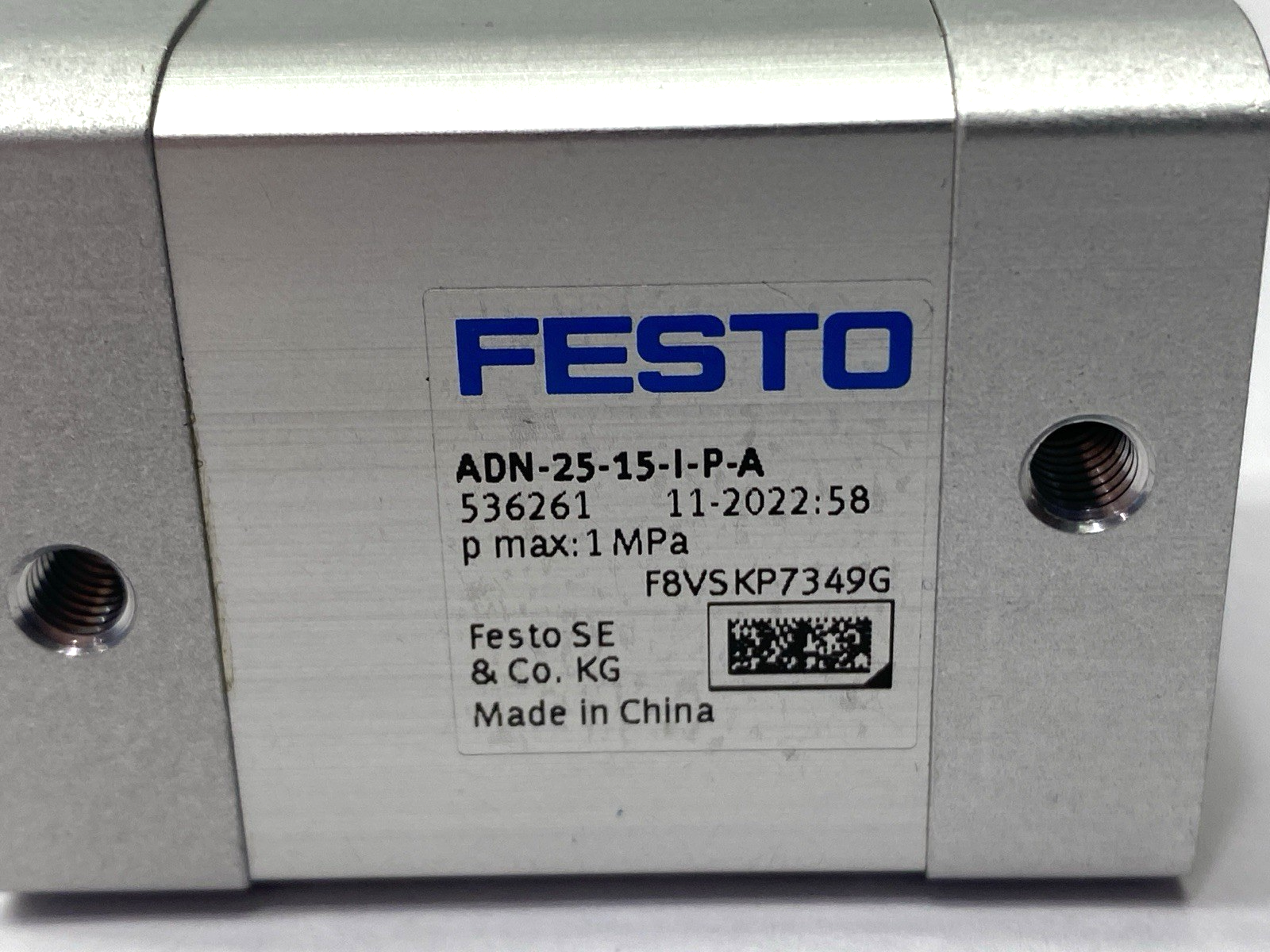 Festo ADN-25-15-I-P-A Compact Cylinder 25mm Bore 15mm Stroke 536261 - Maverick Industrial Sales