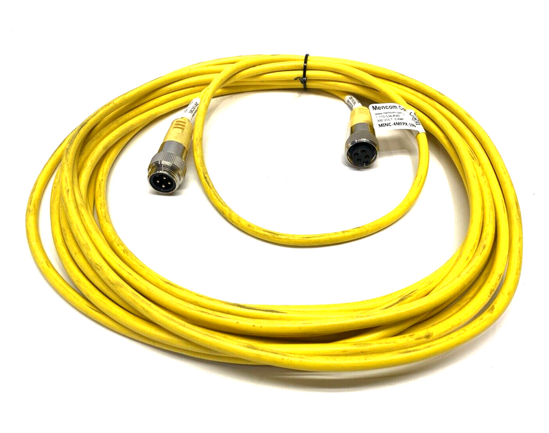 Mencom MINC-4MFPX-10M MIN Size I Cordset 4-Pin 7/8" Male To Female 10m - Maverick Industrial Sales