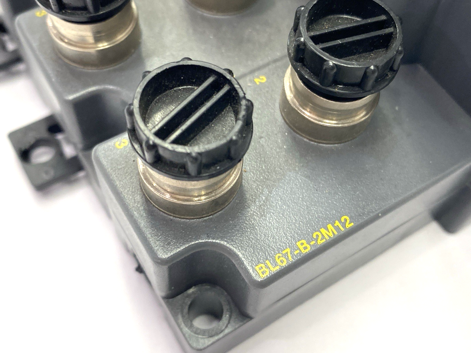 Turck BL67-B-2M12 Base Module Male Connector M12 5-Pin 6827186 DAMAGED LOT OF 3 - Maverick Industrial Sales