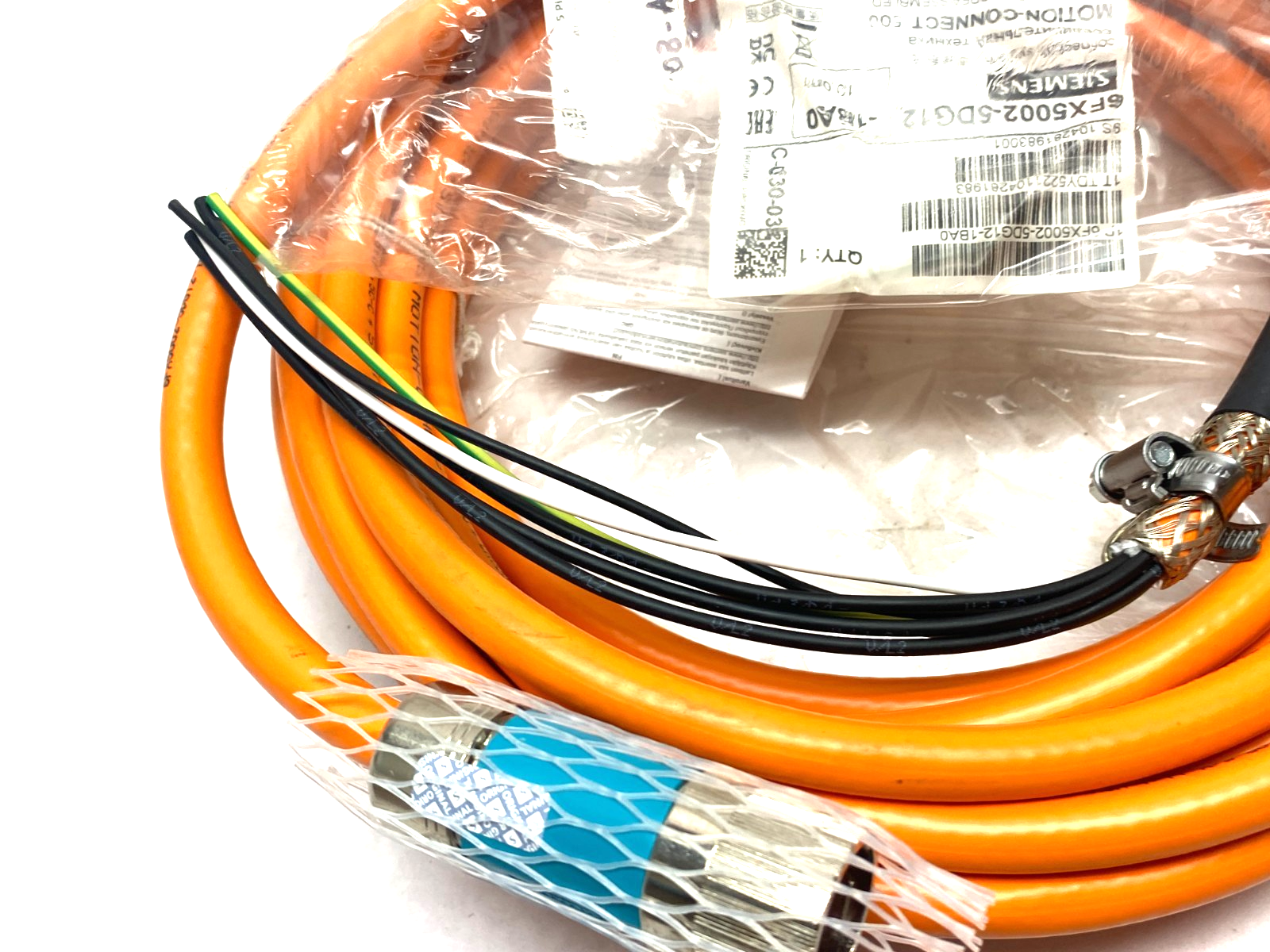 Siemens 6FX5002-5DG12-1BA0 MOTION-CONNECT 500 Power Cable Assembly - Maverick Industrial Sales